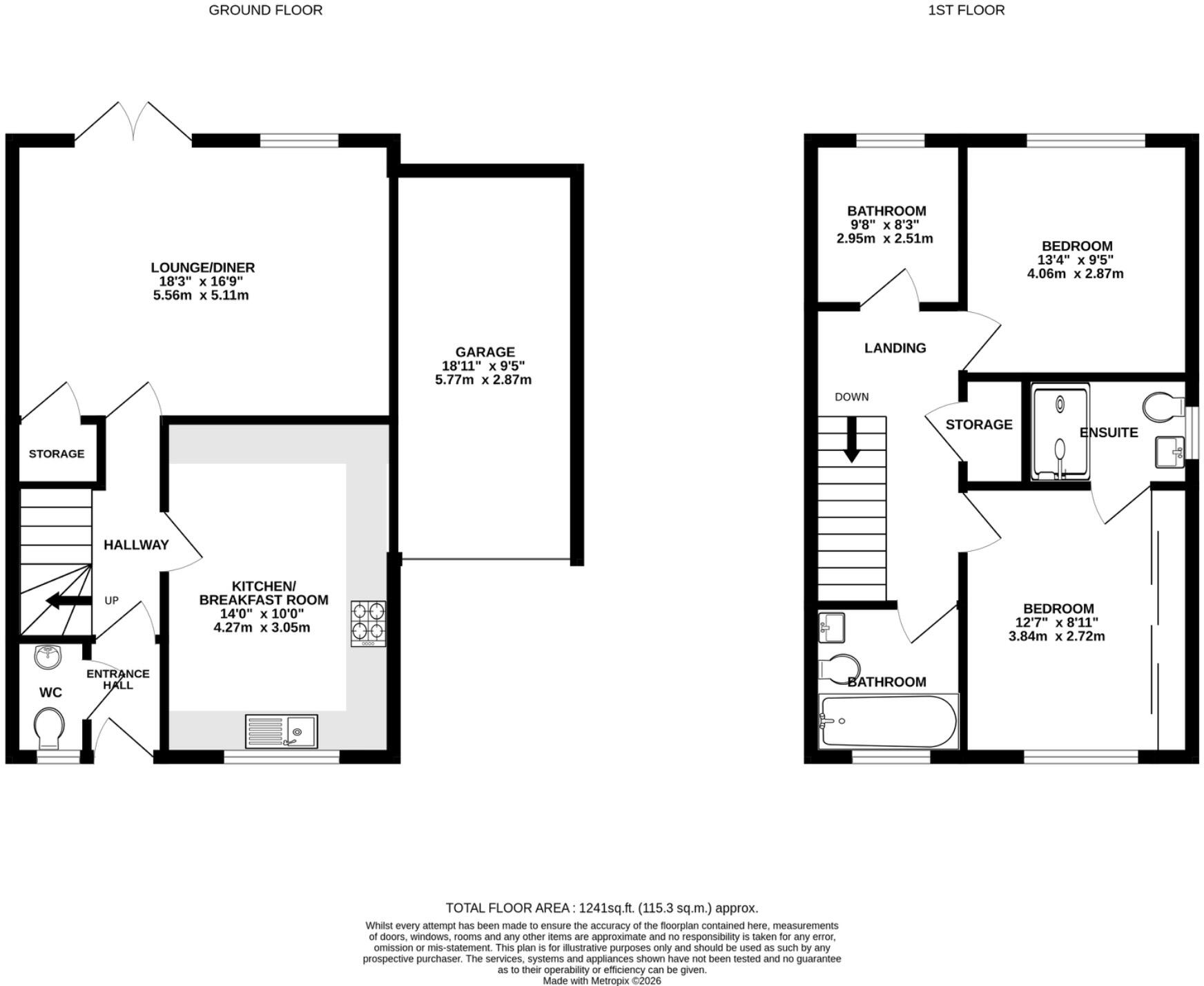 Priestley Road, Stevenage, Hertfordshire, SG2 floorplan