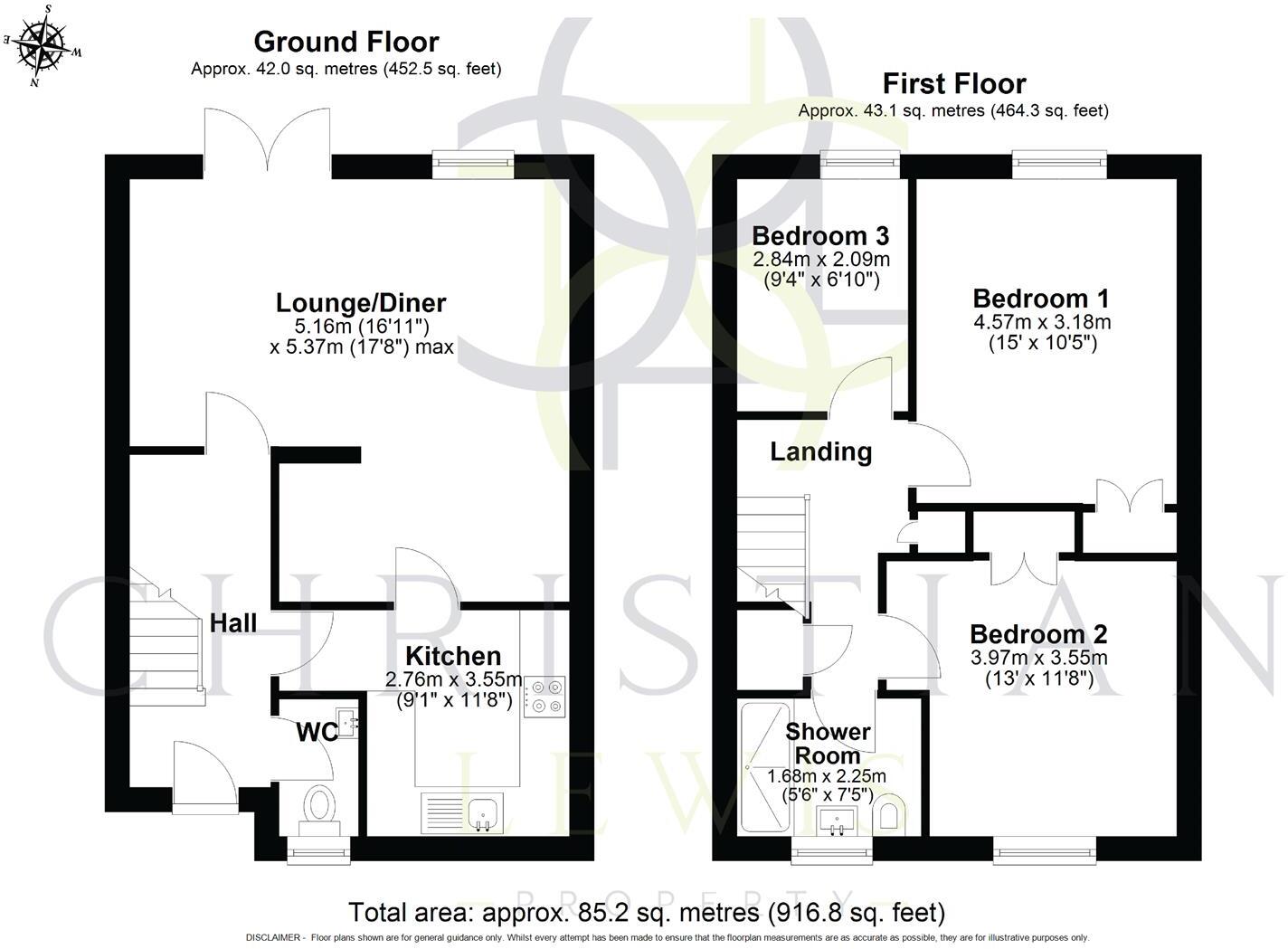 Abbots Walk, Evesham floorplan