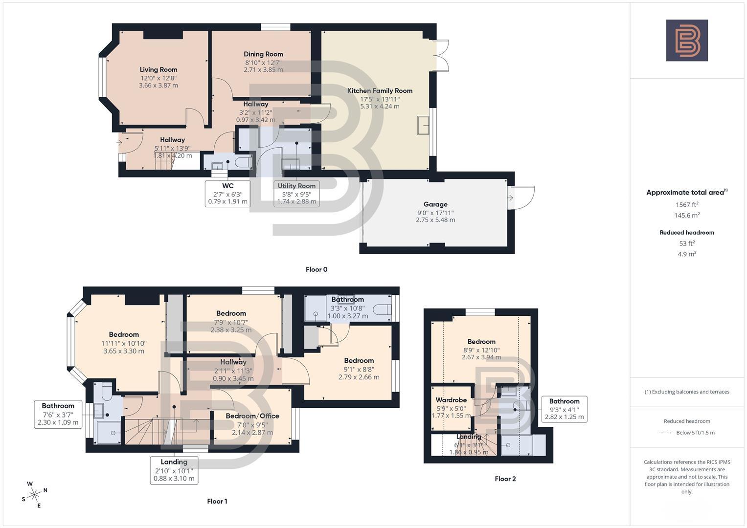 Crick Road, Hillmorton, Rugby floorplan