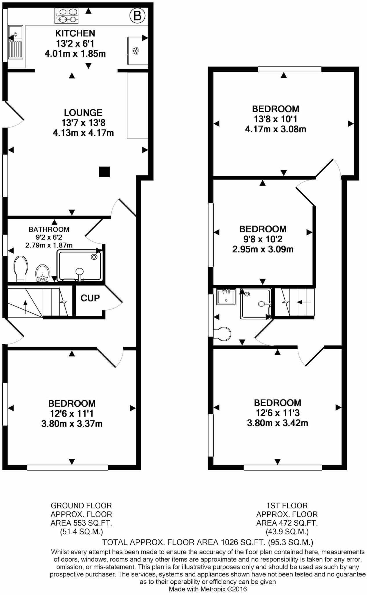 Church Street, Lenton, NG7 floorplan