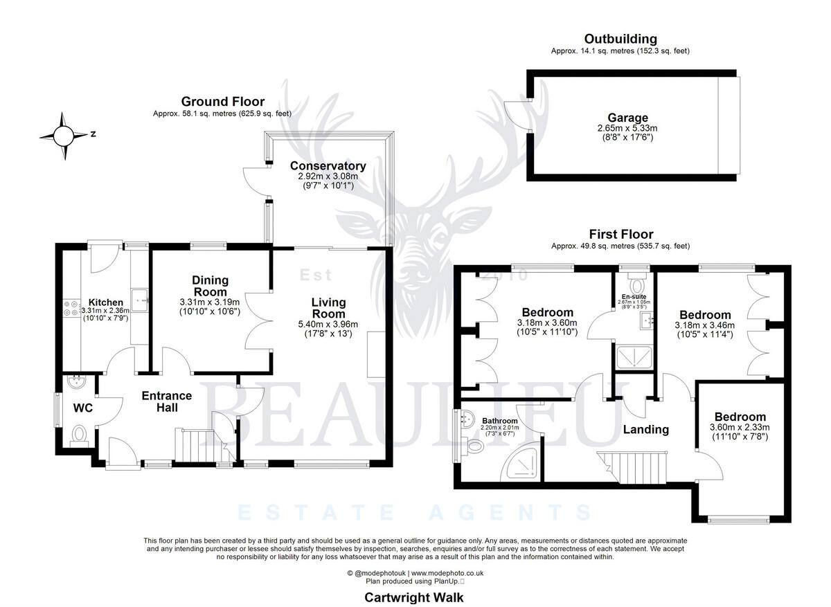 Cartwright Walk, Chelmsford, CM2 6 floorplan