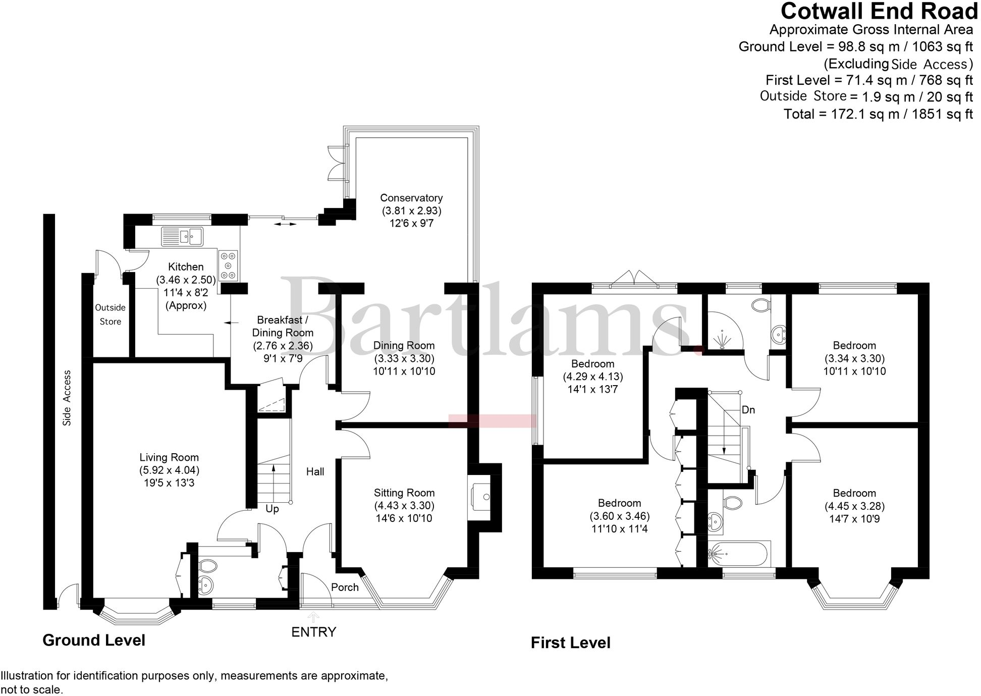 Cotwall End Road, Dudley, DY3 floorplan