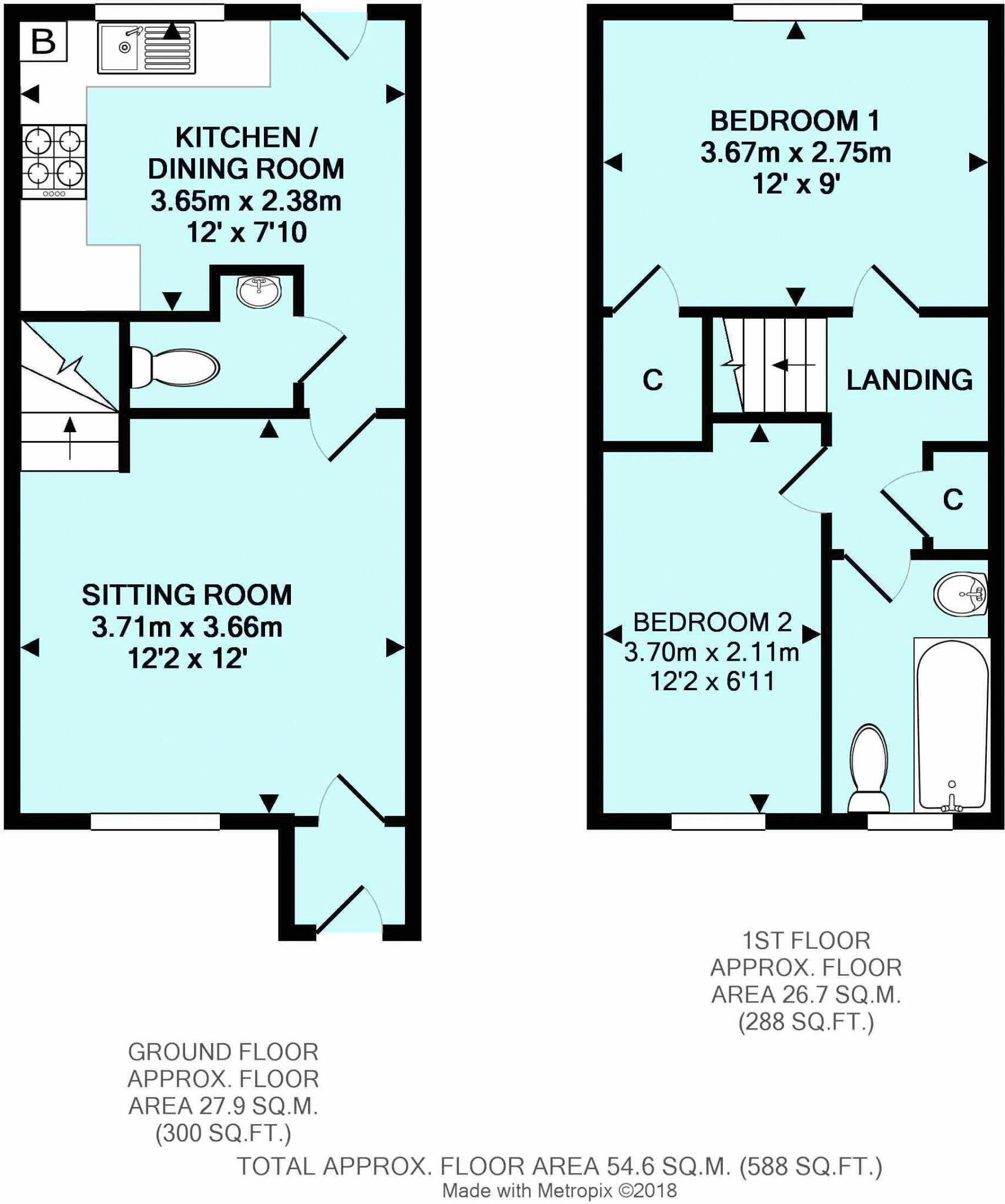 Cob Castle, Wellington floorplan