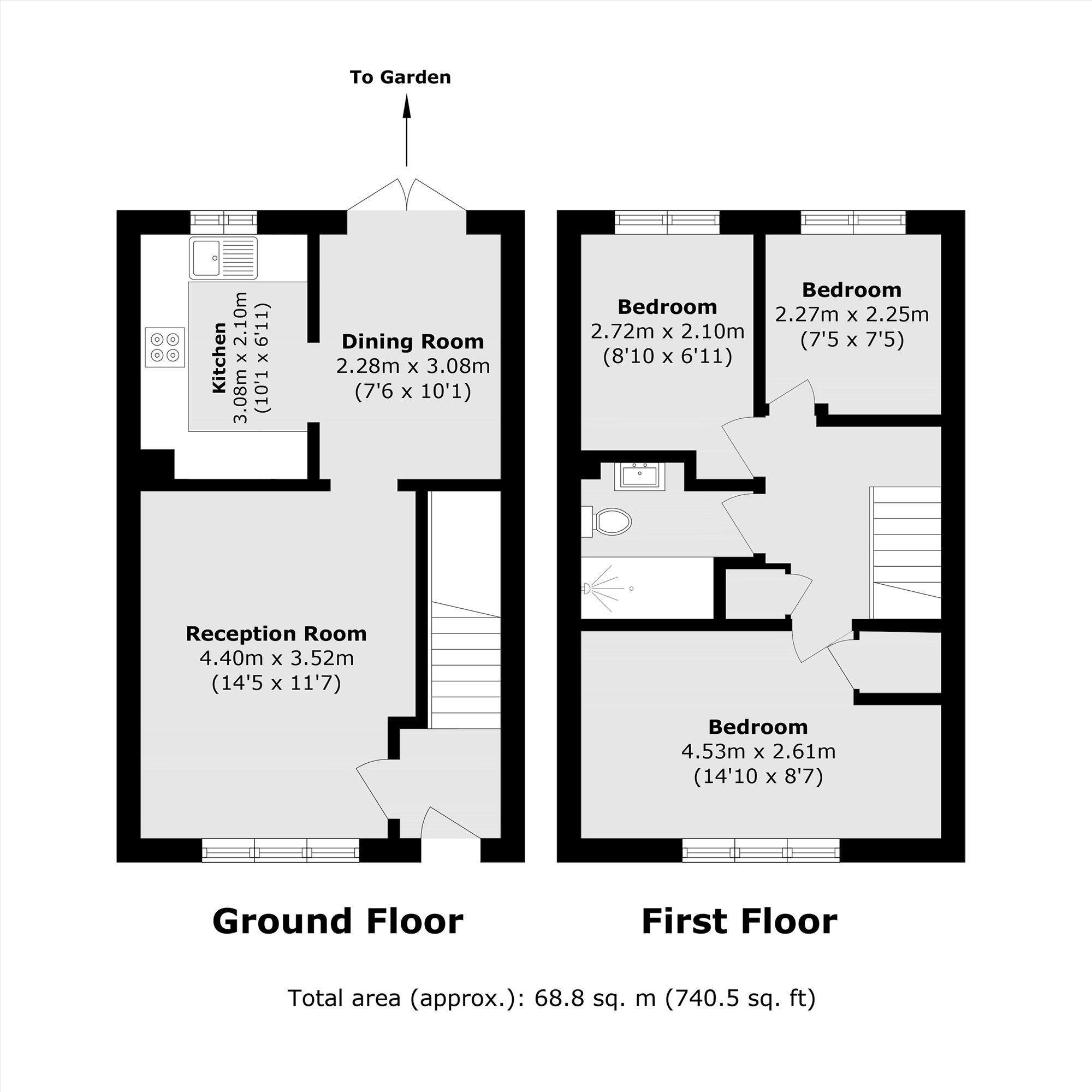 Evelyn Road, West Silvertown floorplan