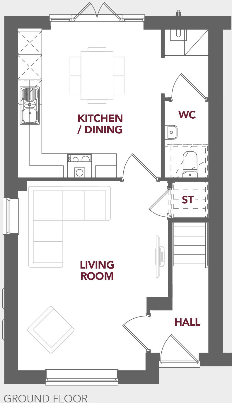 Plot 6, Athelai Edge II, Down Hatherley, Gloucester, GL2 floorplan