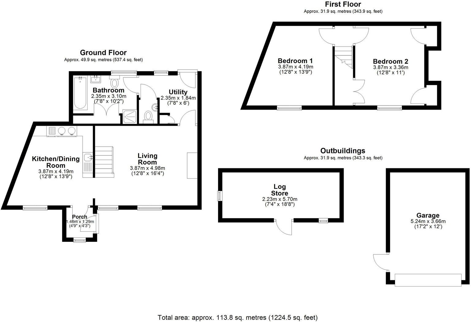 Postbridge, Yelverton, PL20 6SY floorplan