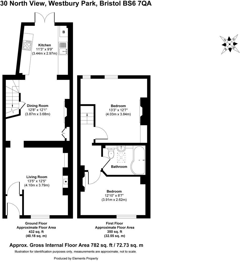 North View, Westbury Park, Bristol floorplan
