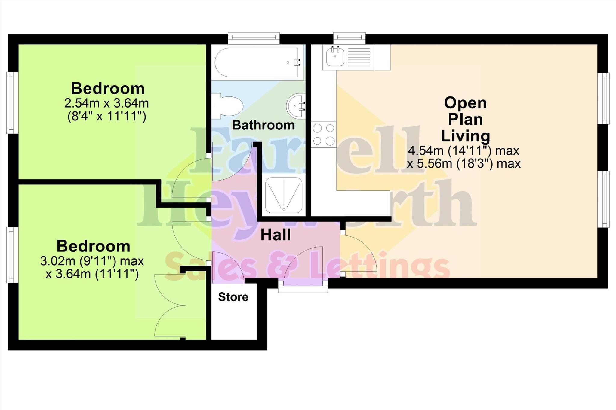 Mayfield Close, Penwortham, Preston floorplan