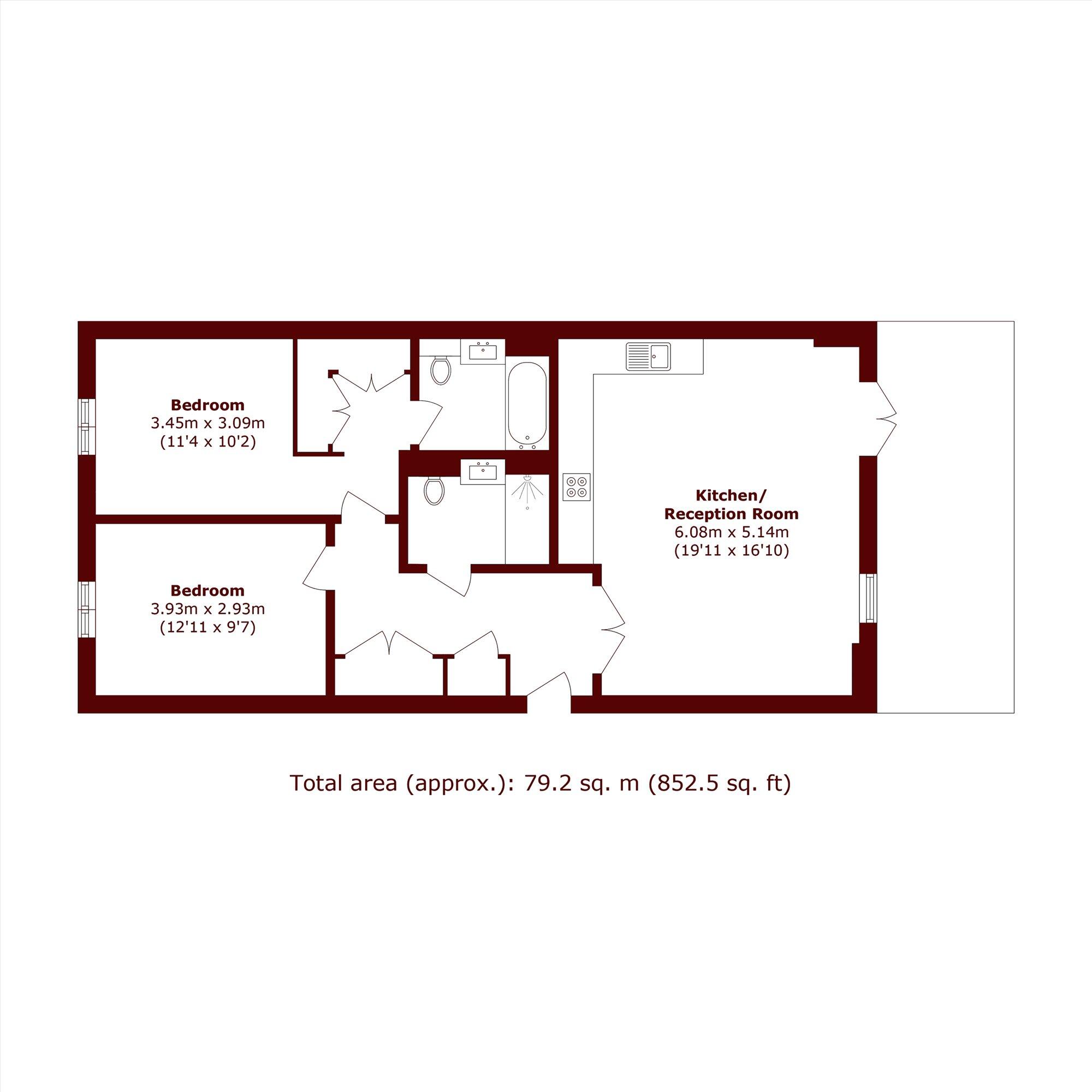 Atkinson Close, West Wimbledon floorplan