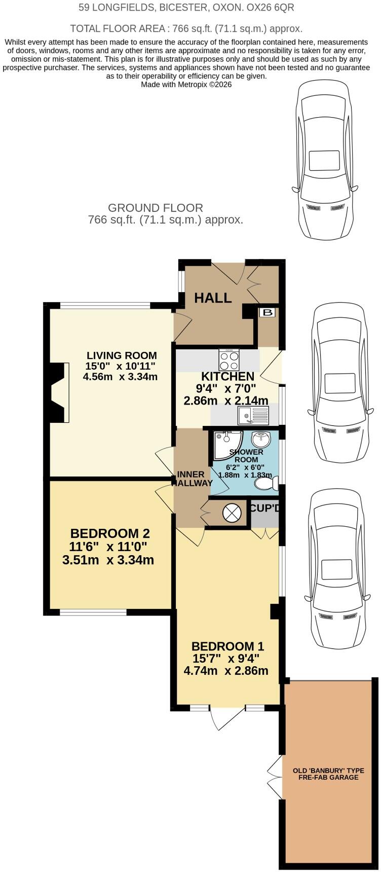 Longfields, Bicester, Oxfordshire, OX26 floorplan