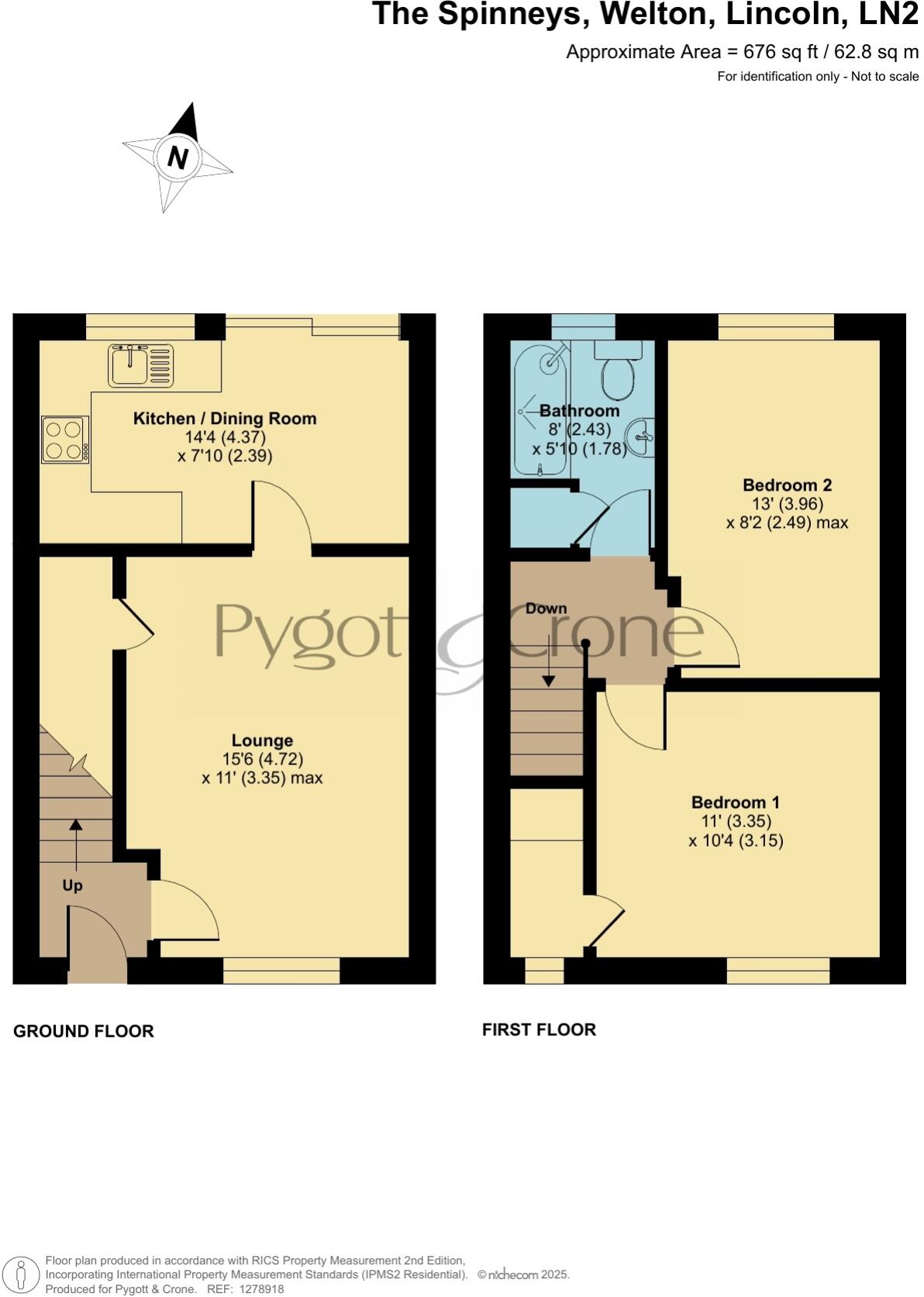 The Spinneys, Welton, Lincoln, Lincolnshire, LN2 floorplan