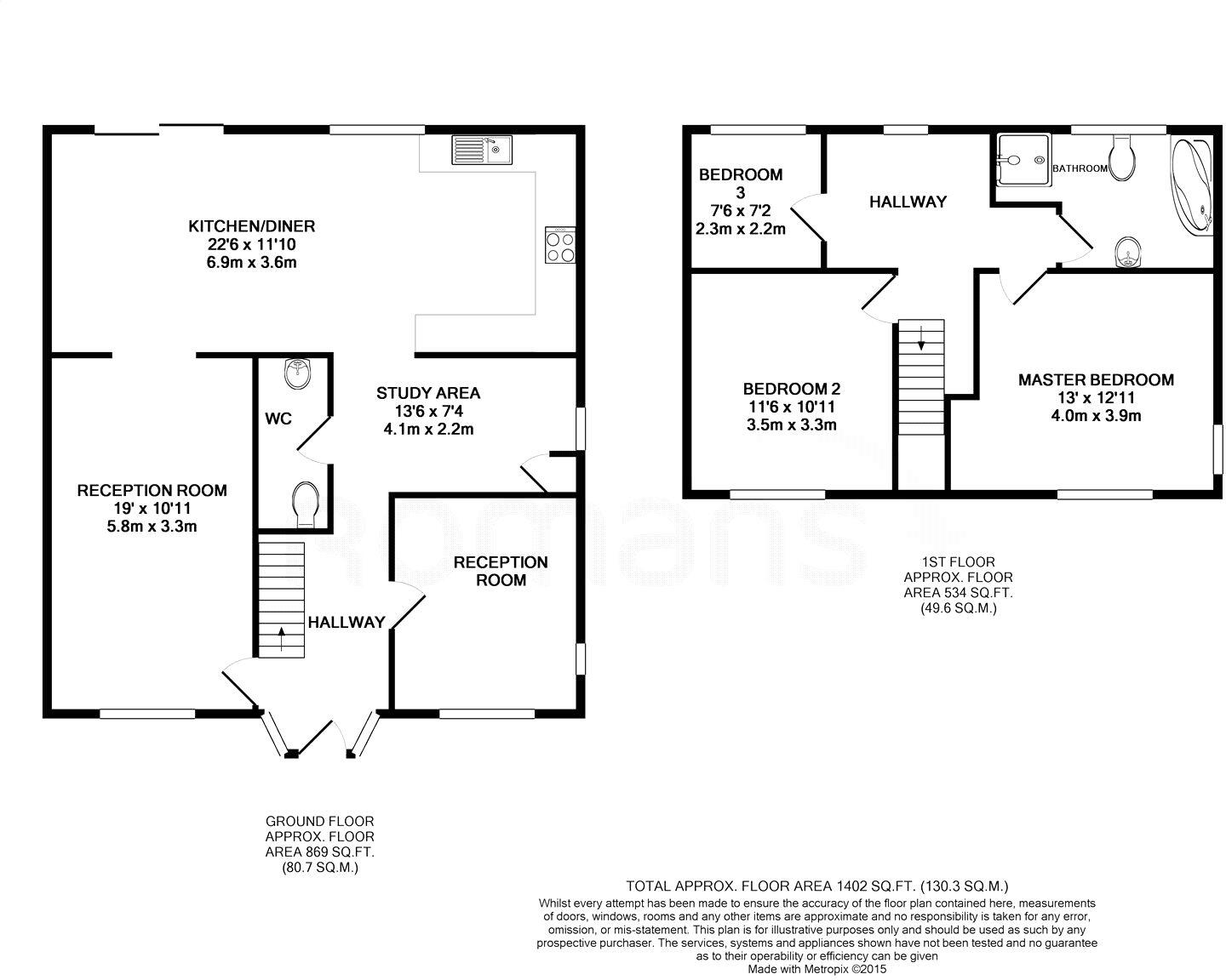 Burghfield Road, Reading, Berkshire floorplan