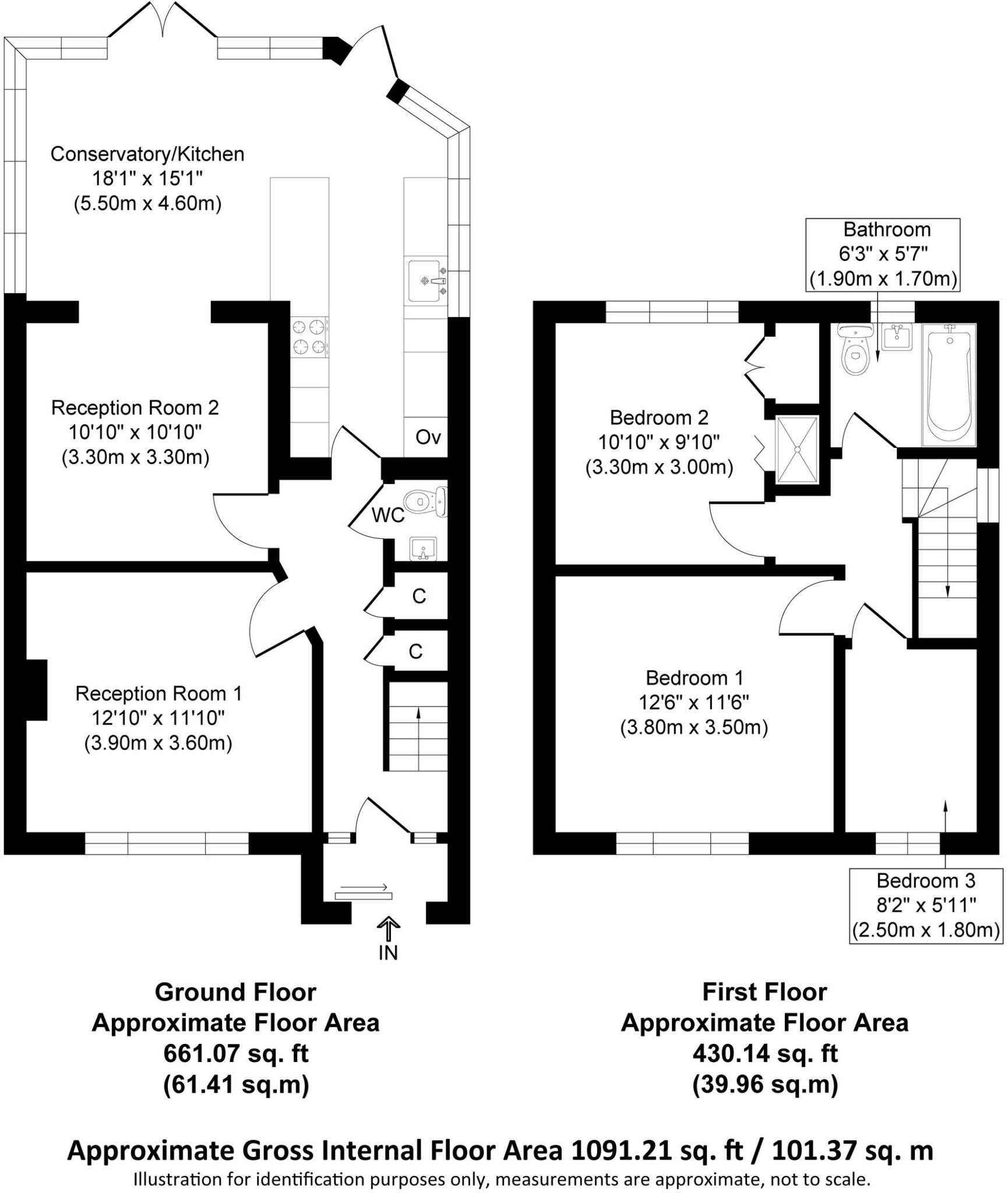 Caulfield Road, Shoeburyness, SS3 floorplan