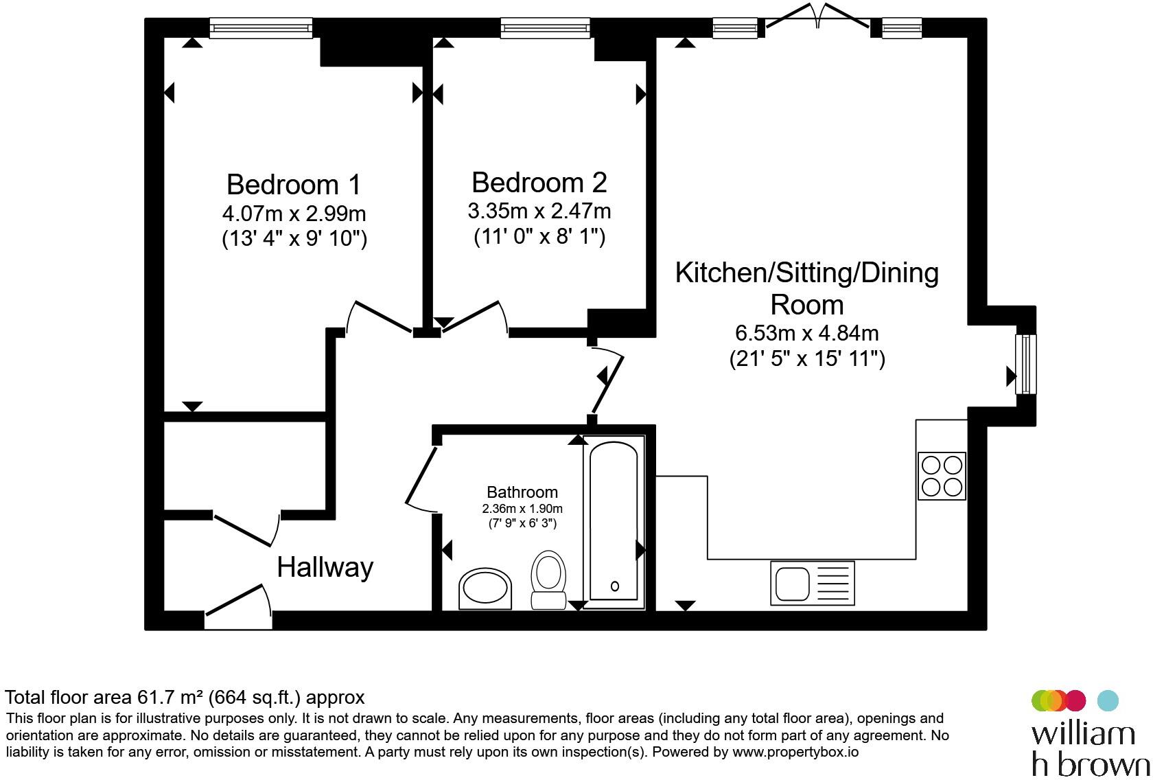 Giles Crescent, Stevenage floorplan