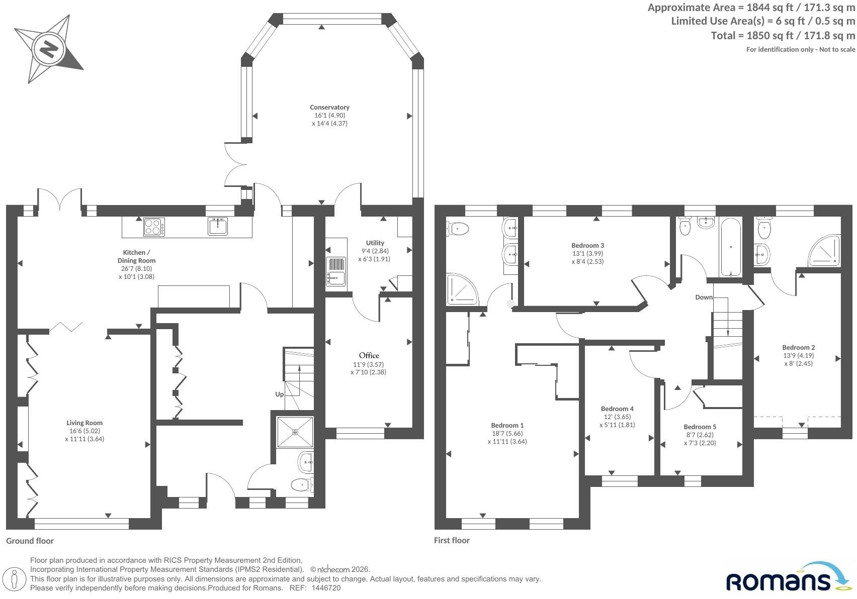 Lower Canes, Yateley, Hampshire floorplan