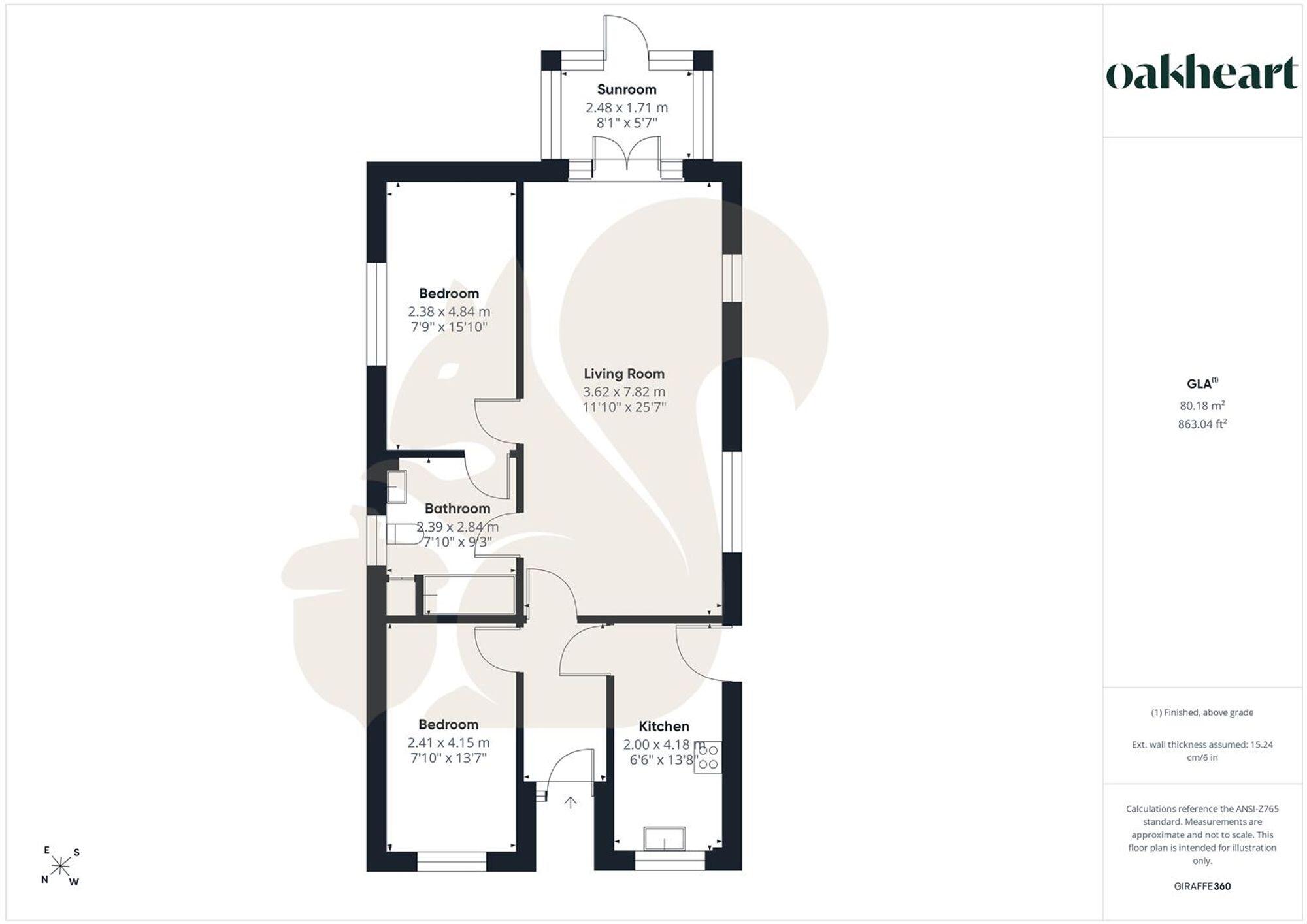 Woodhall Close, Sudbury, CO10 floorplan