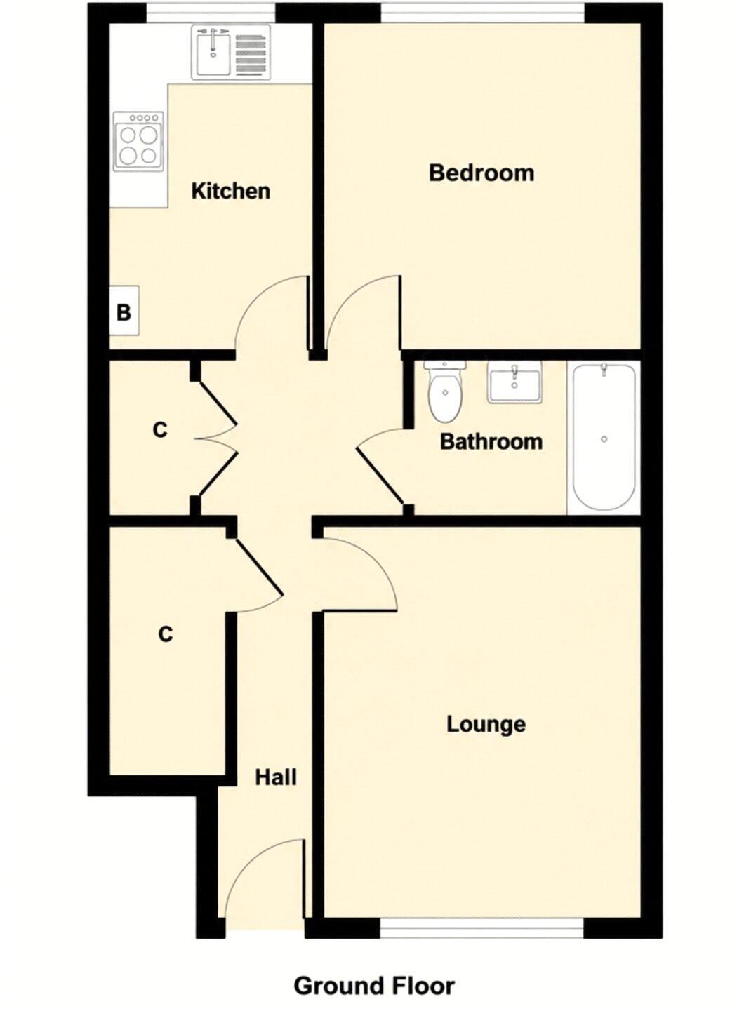 Lyefield Walk, Rochdale, Greater Manchester, OL16 floorplan