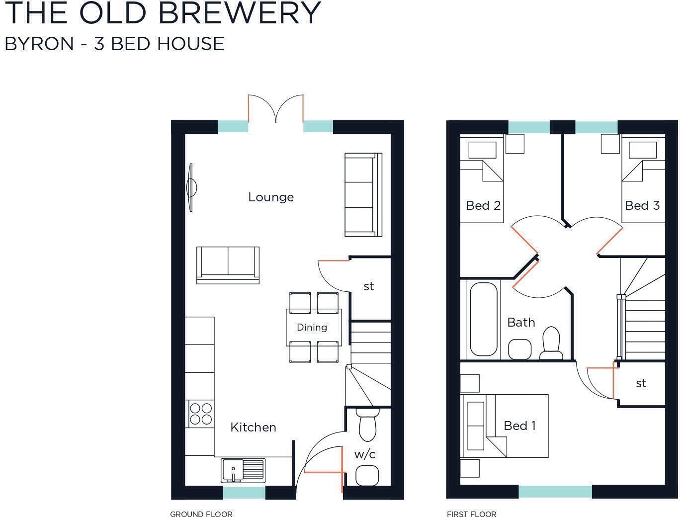 Deakins Court, Mansfield, Nottinghamshire floorplan