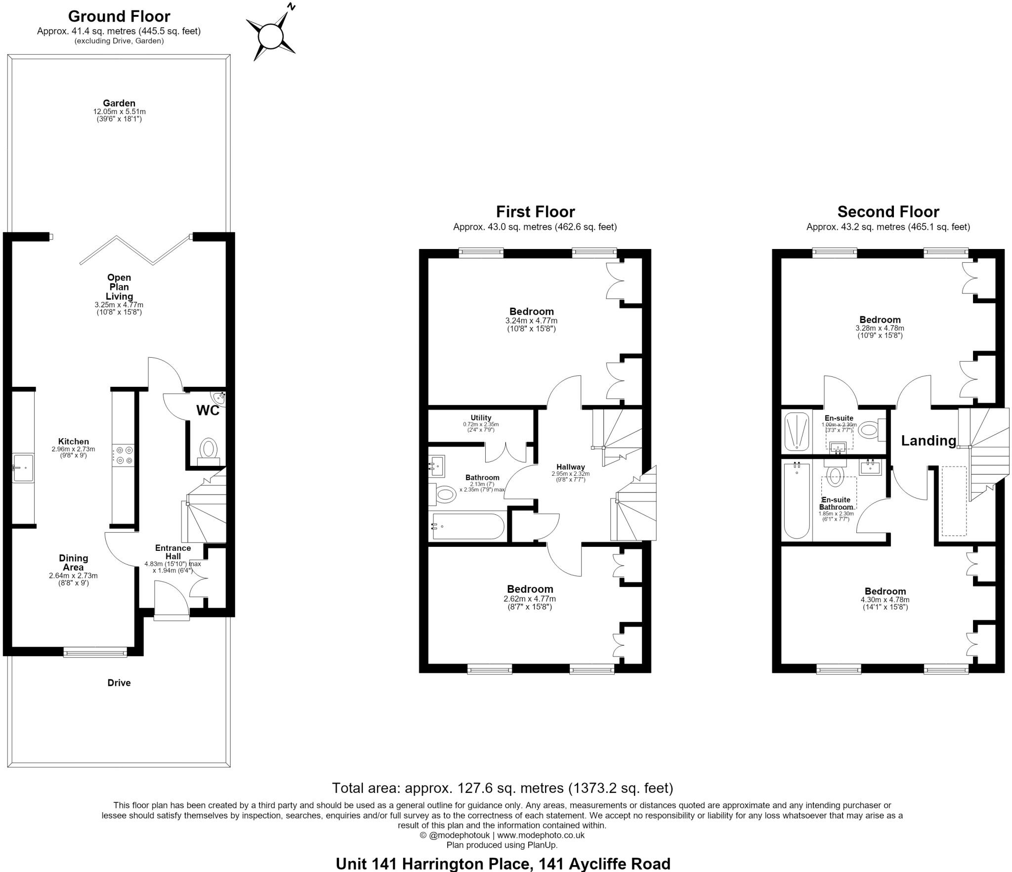 Plot 5 Harrington Place Aycliffe Road, Borehamwood, WD6 floorplan