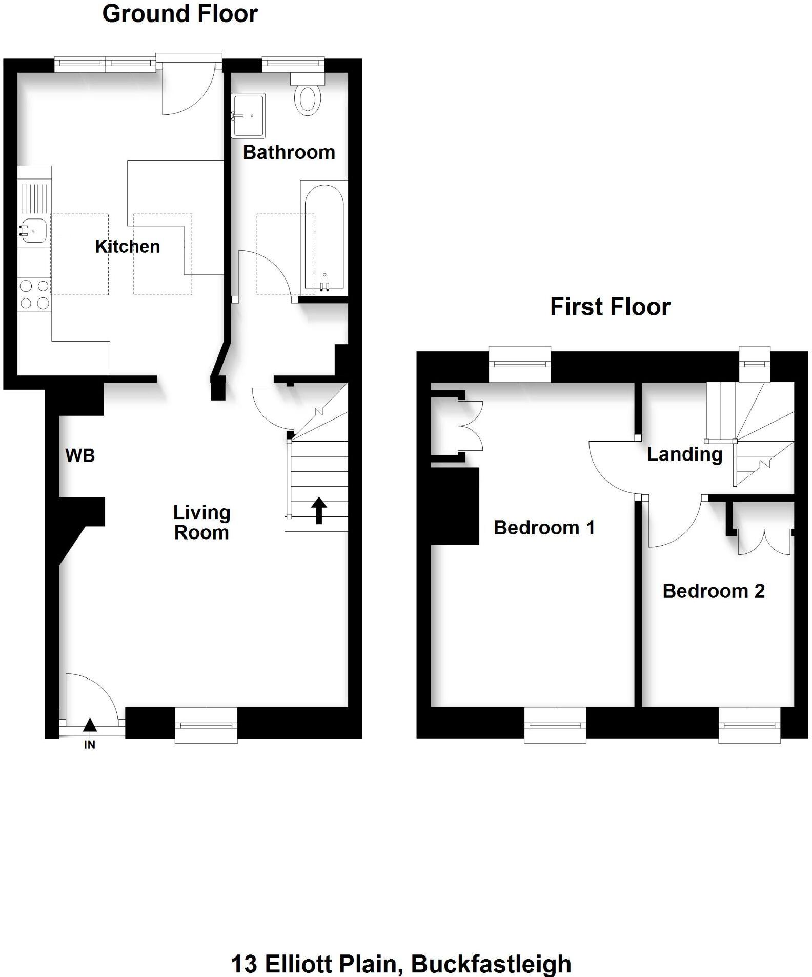 Elliott Plain, Buckfastleigh floorplan
