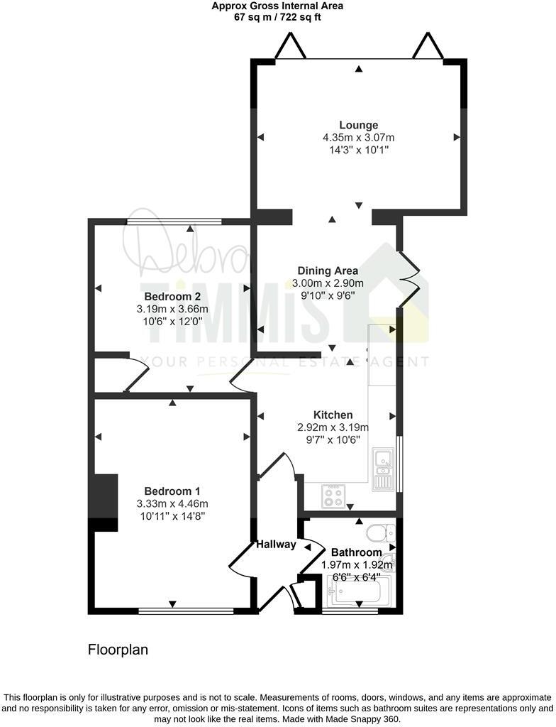 Moss Park Avenue, Werrington, Stoke-On-Trent floorplan