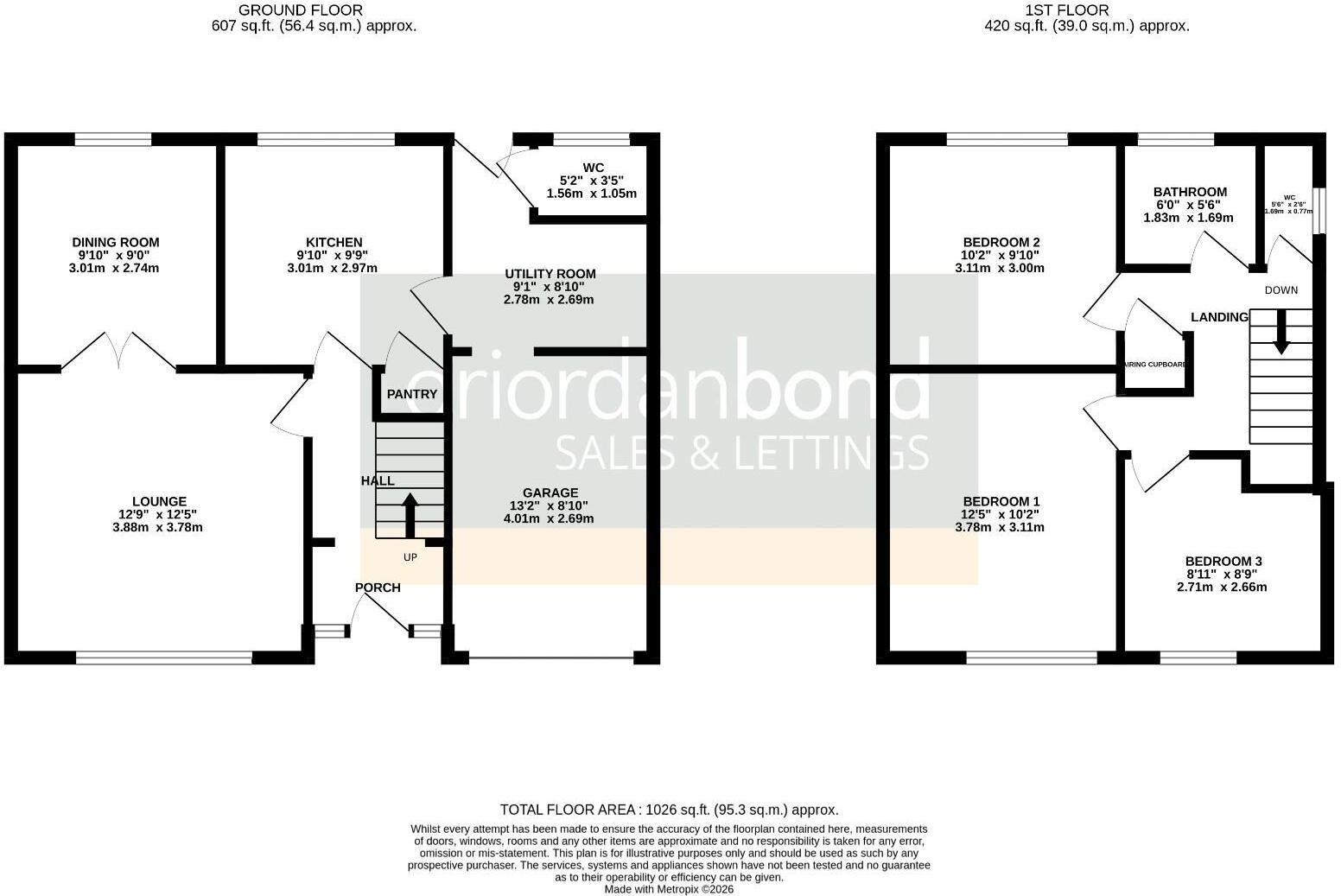 Manor Road, Rushden, Northamptonshire NN10 floorplan