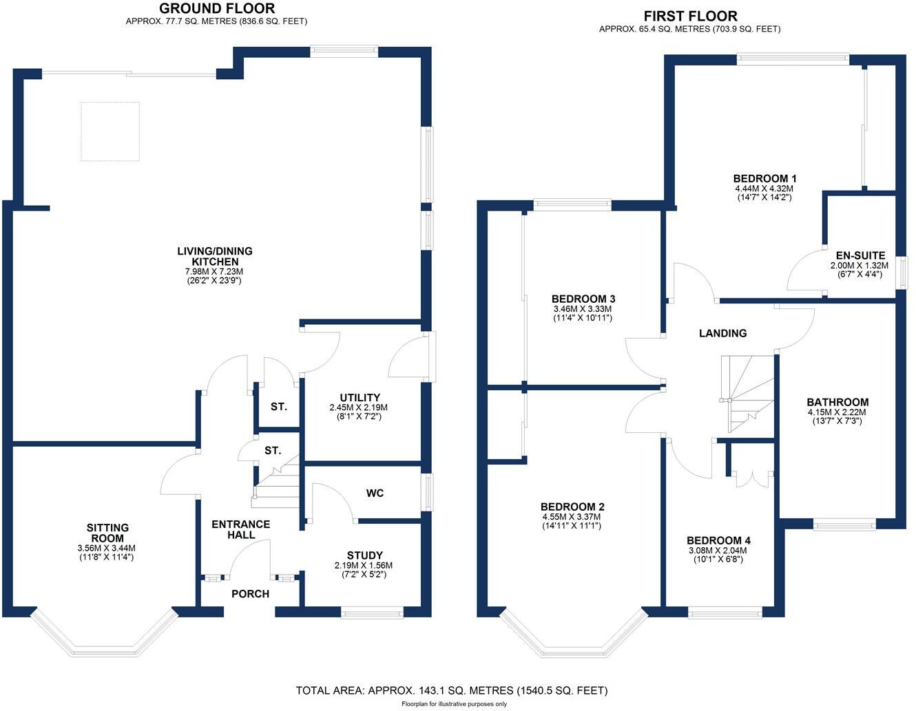 Victoria Road, Timperley floorplan