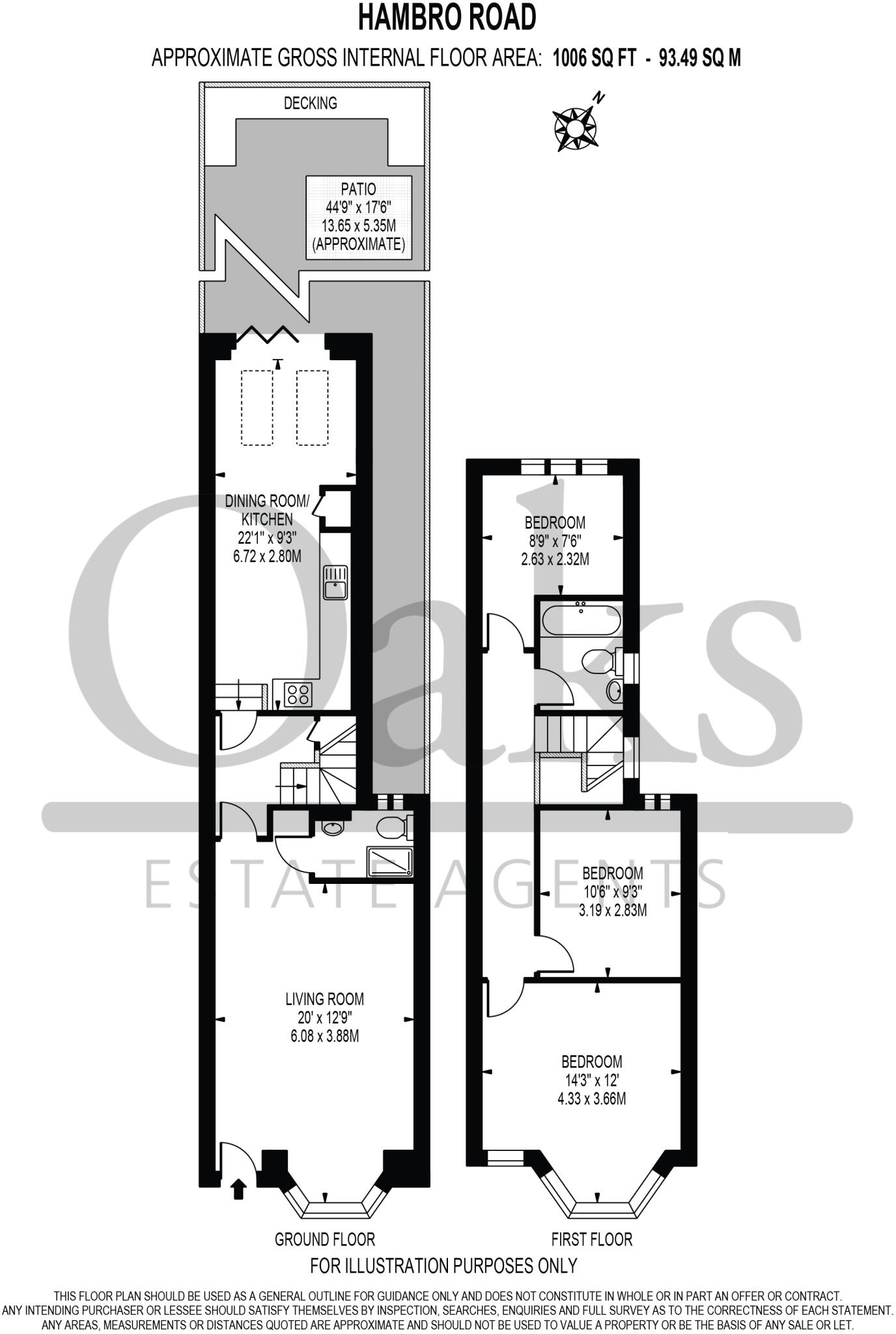 Hambro Road, Streatham floorplan