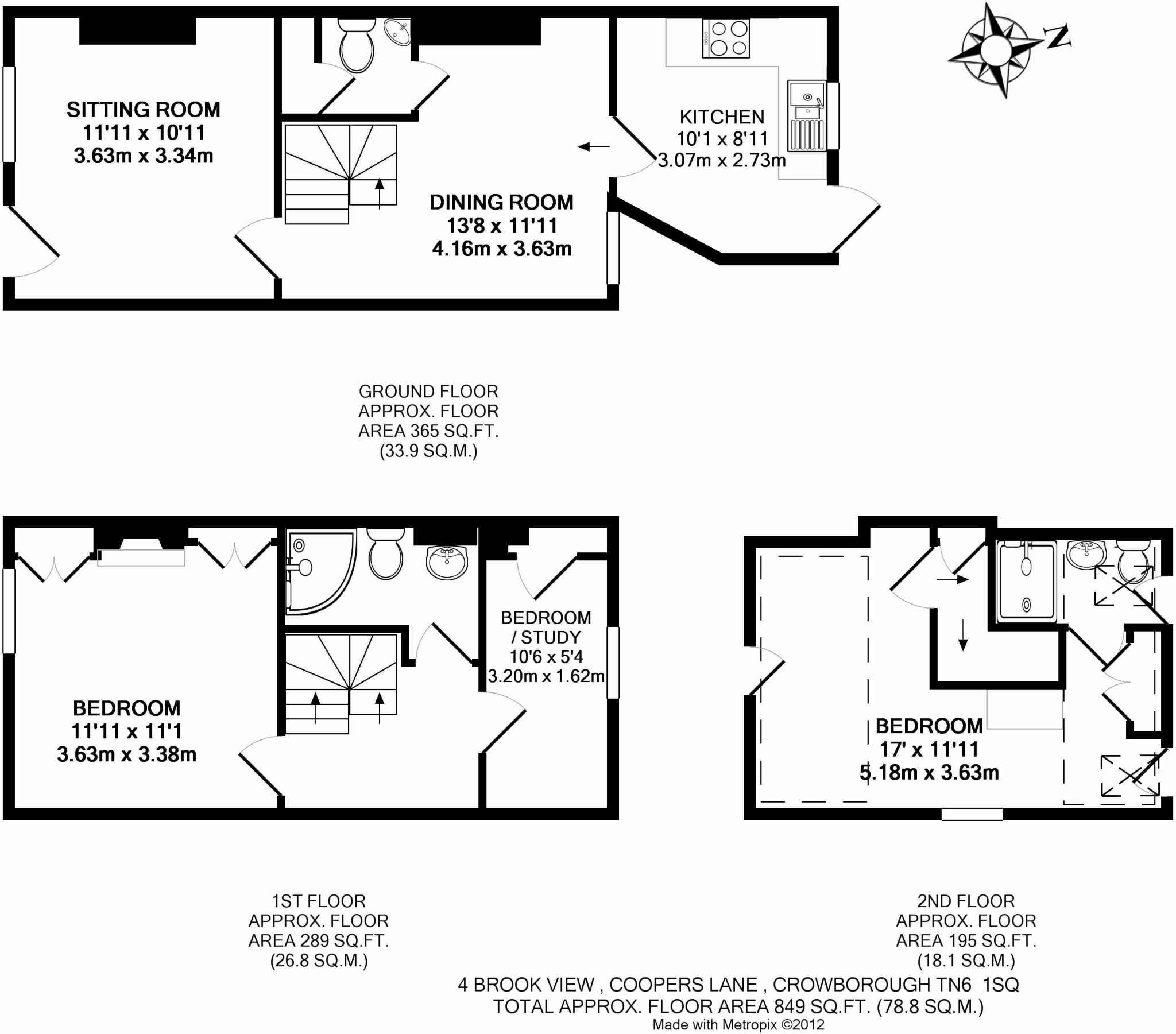 Crowborough, East Sussex floorplan