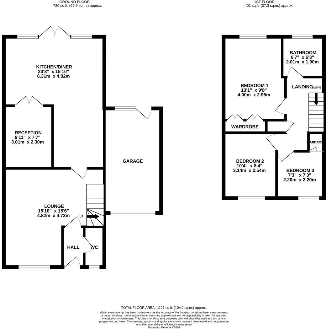Laburnum Close, Ferndown floorplan