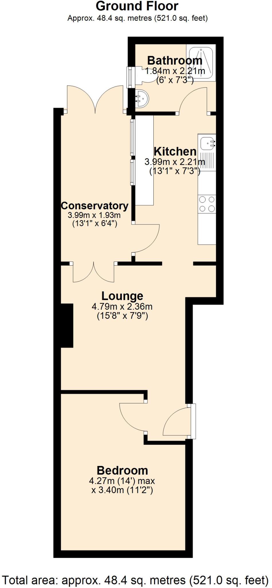 Park Road, Exmouth, EX8 floorplan