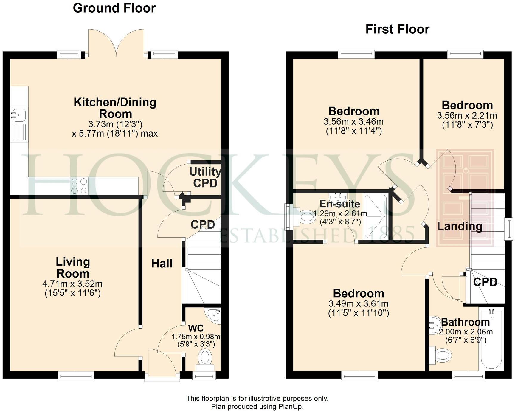 Monarch Way, Ely, CB7 floorplan