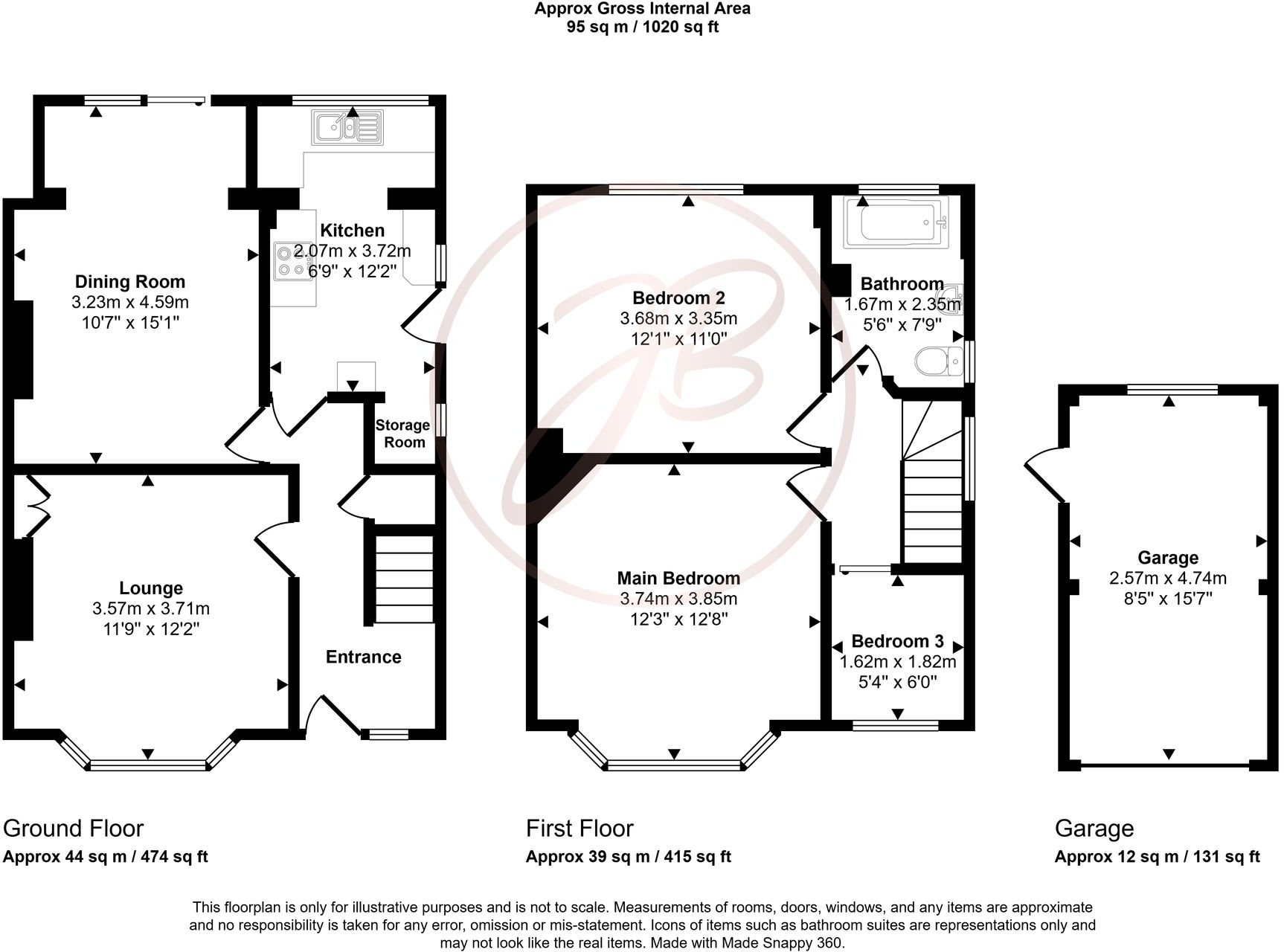 Gander Green Lane, Sutton, SM1 floorplan