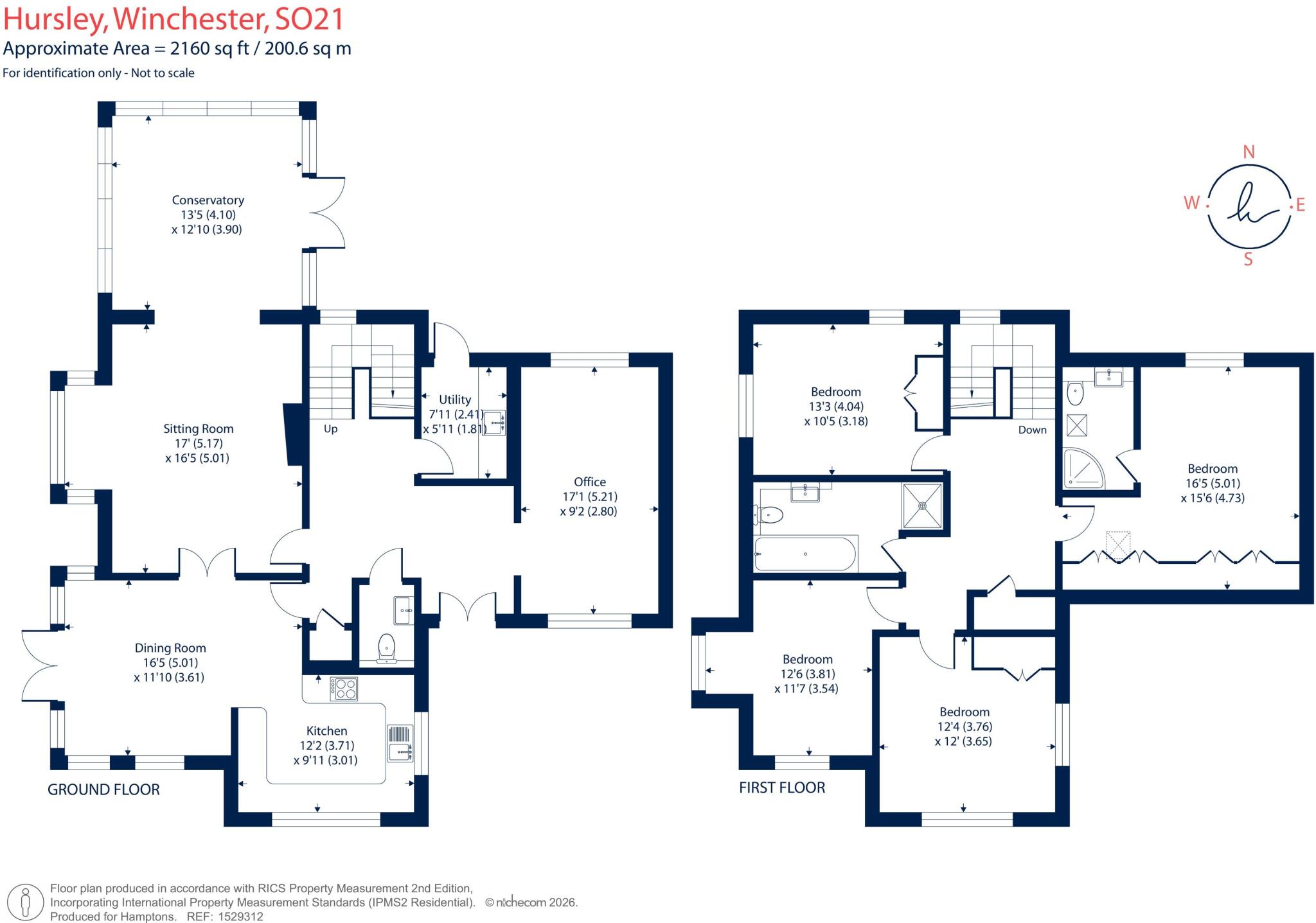 Meredun Close, Hursley, SO21 floorplan