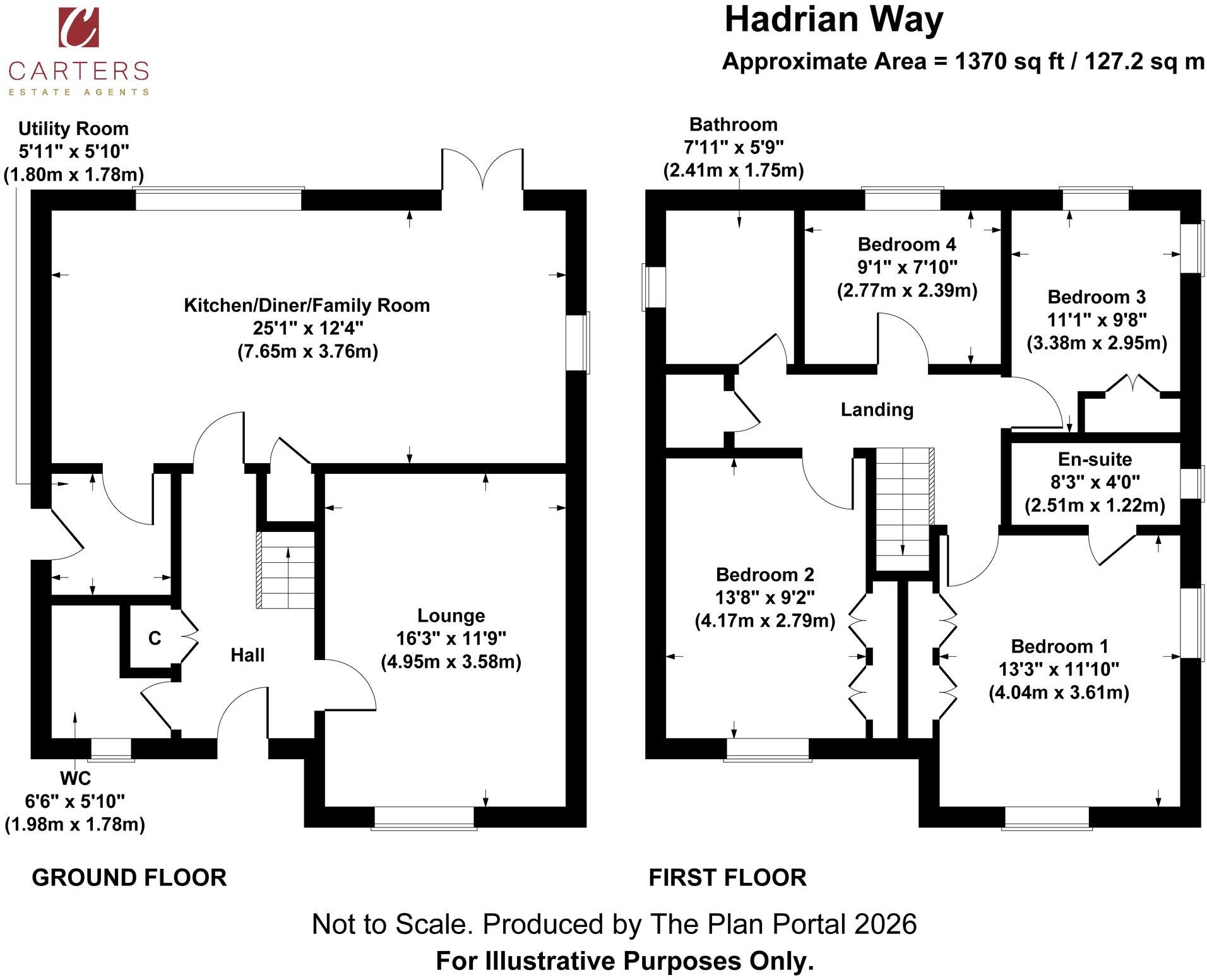 Hadrian Way, Nuneaton, CV11 floorplan