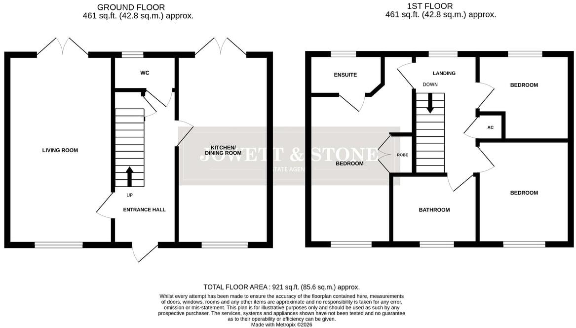 Clarke Crescent, Countesthorpe, Leicester, LE8 floorplan