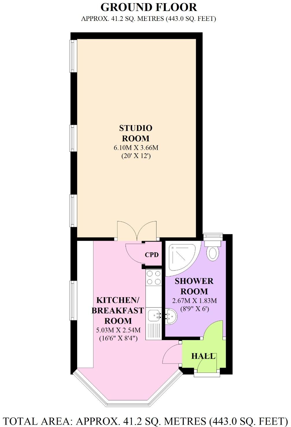 Cheviot Lodge, Eglinton Hill, Shooters Hill, London, SE18 floorplan