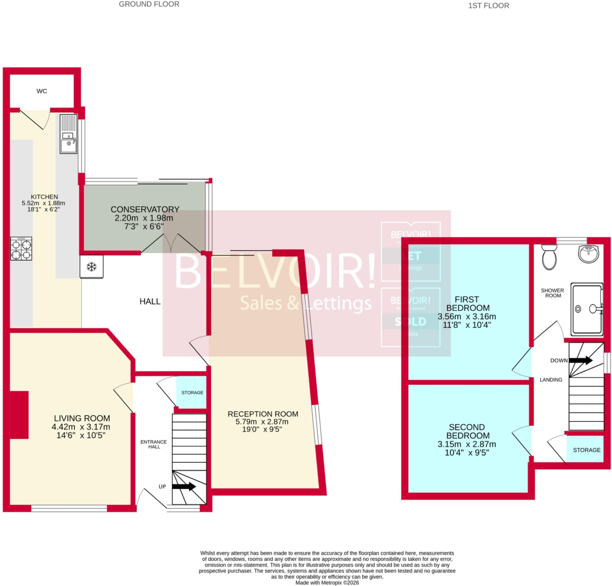 Oaktree Road, Wednesbury, WS10 floorplan