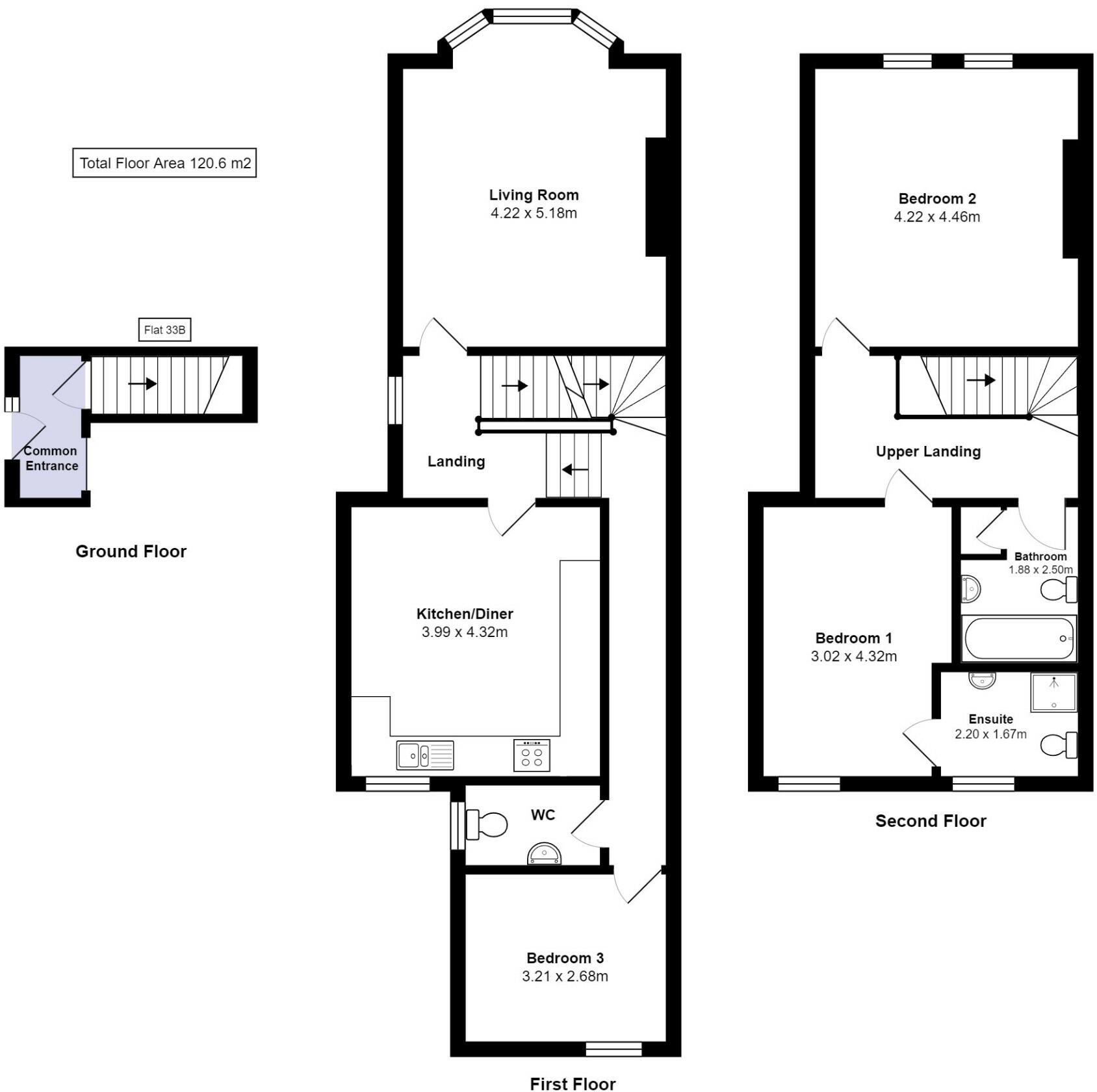 33 Gedling Grove, Arboretum, NG7 4DU floorplan
