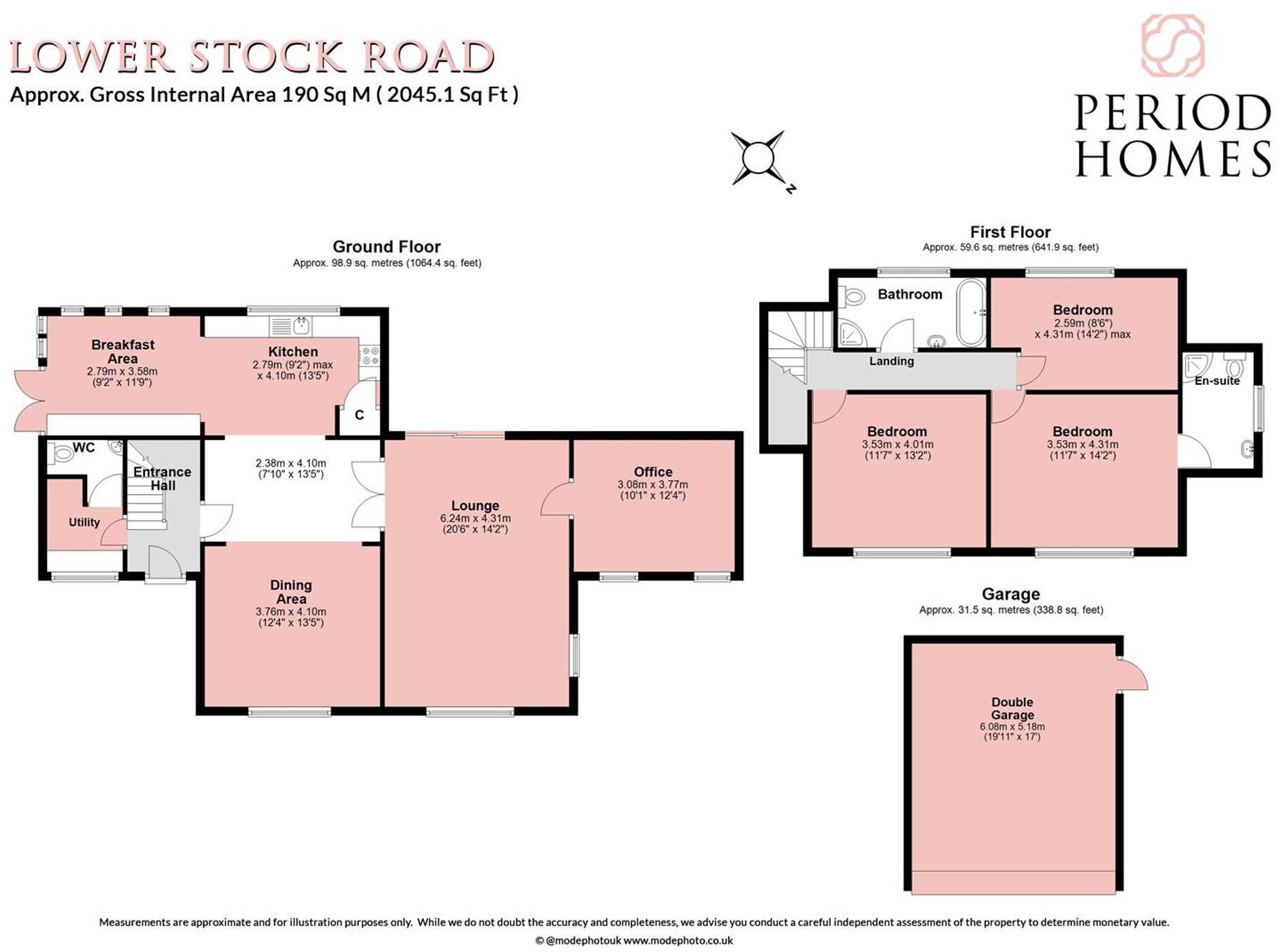 Lower Stock Road, West Hanningfield floorplan