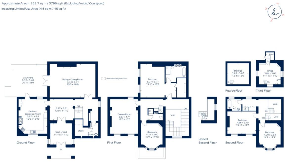Oldfield Wood, Maybury Hill, Woking, Surrey, GU22 floorplan