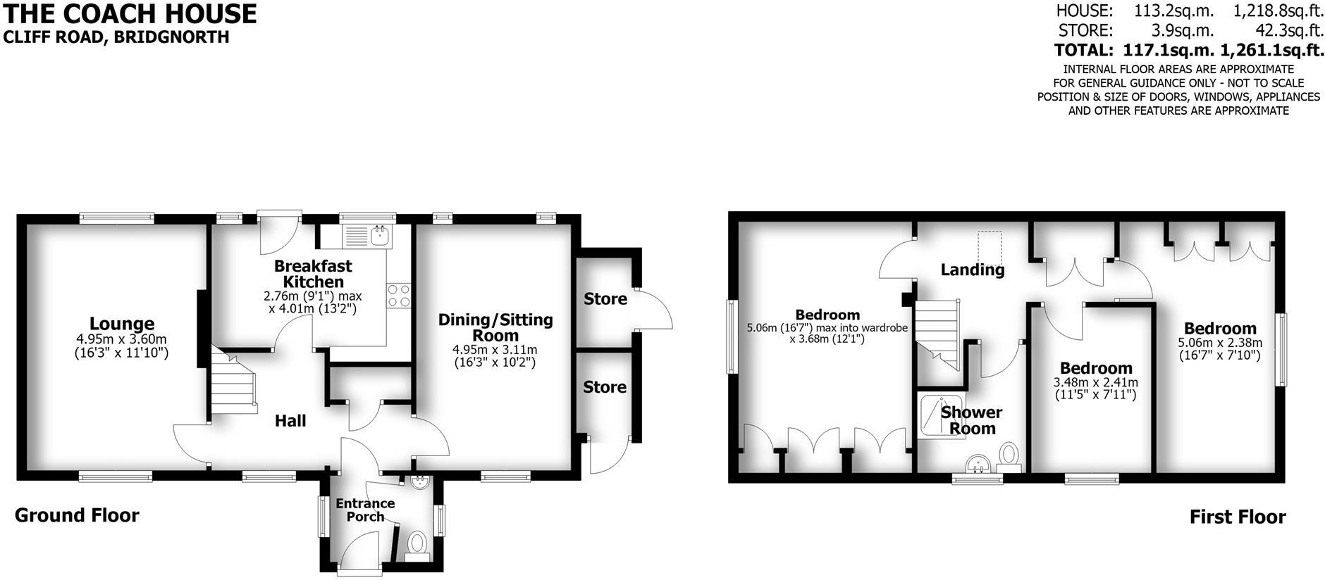 The Coach House, Cliff Road, Bridgnorth floorplan