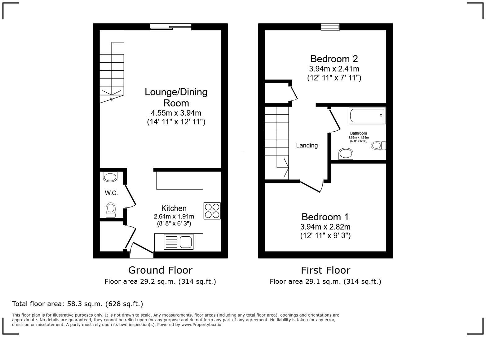 St. Wilfred Drive, East Cowes, Isle of Wight floorplan