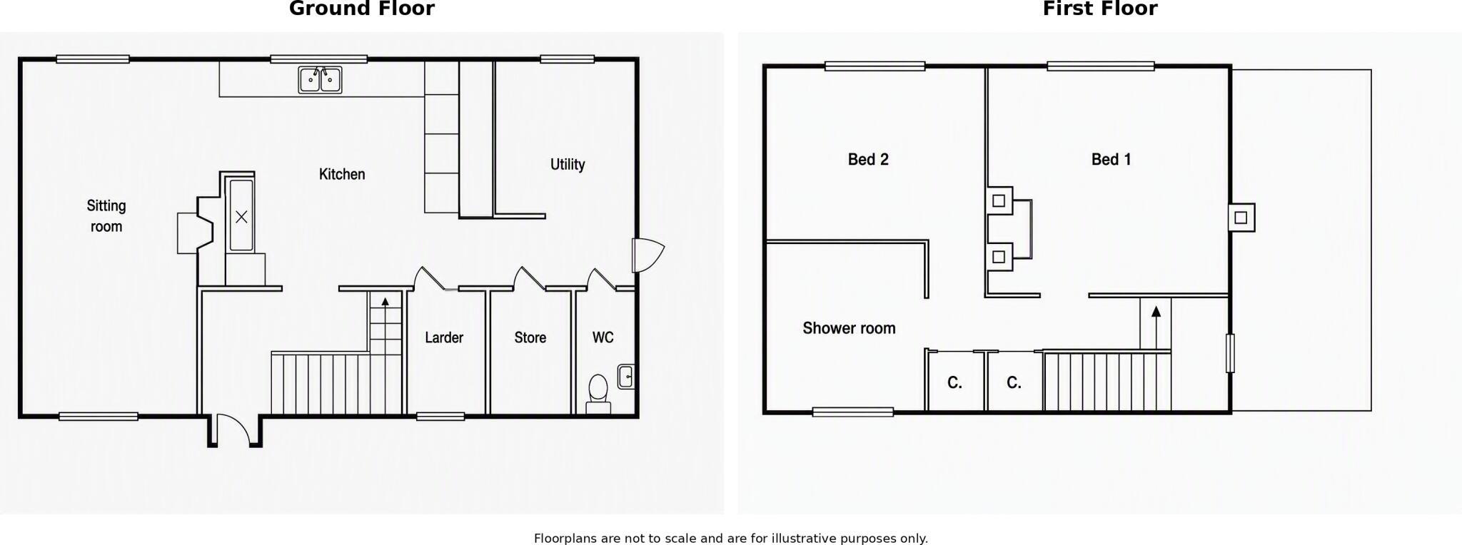 1 Orchard Cottage, Wickham Street, NEWMARKET, CB8 8XJ floorplan