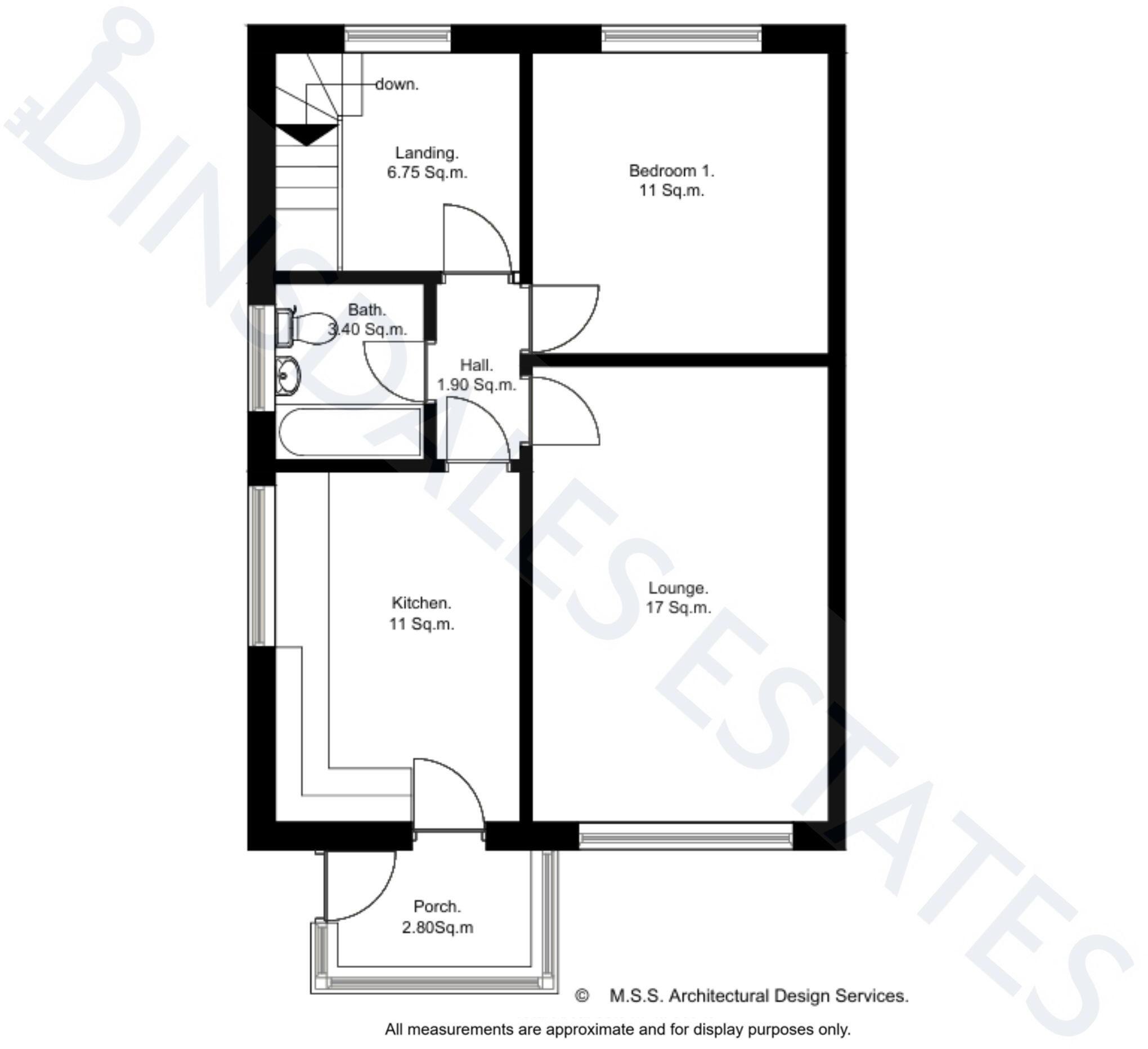 Watty Hall Road, Bradford floorplan