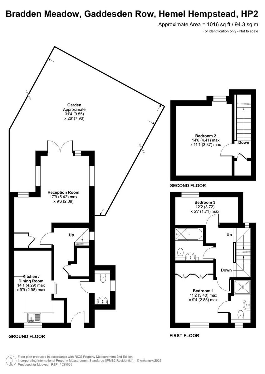 Bradden Meadow, Hemel Hempstead, HP2 6 floorplan