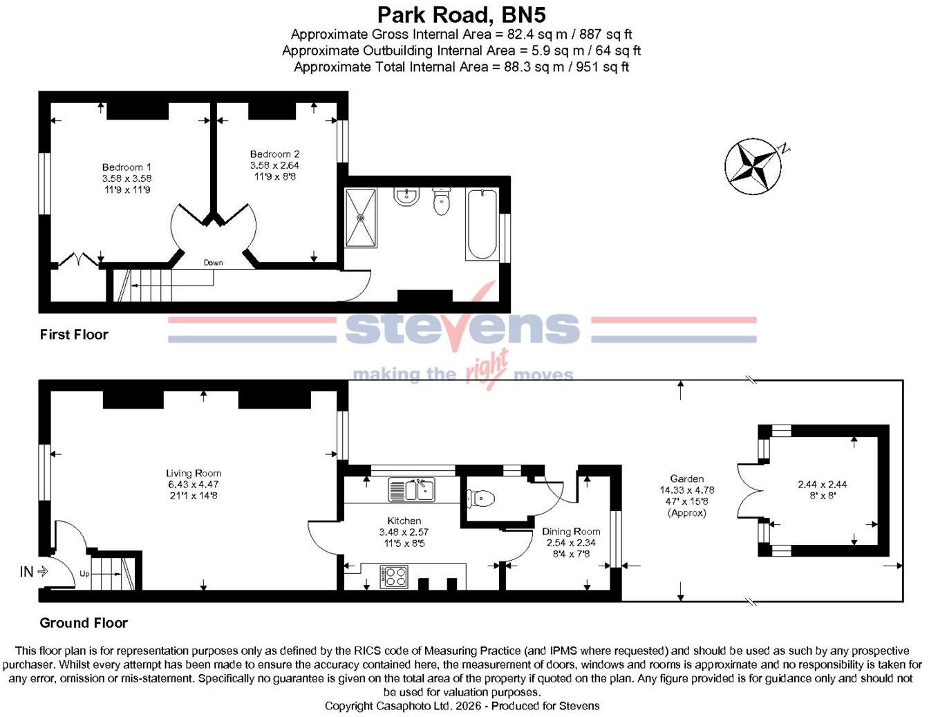 Park Road, Henfield, West Sussex floorplan