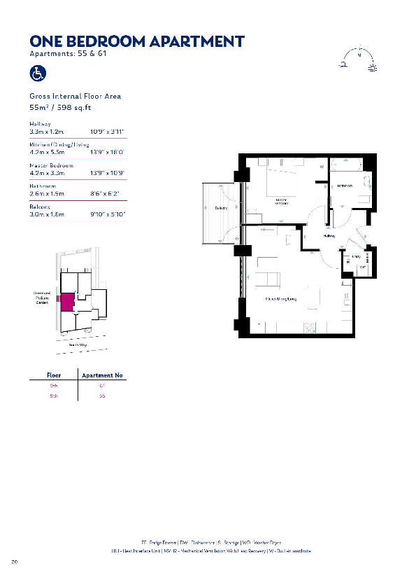 Williamson Heights, South Way, Wembley, Brent floorplan