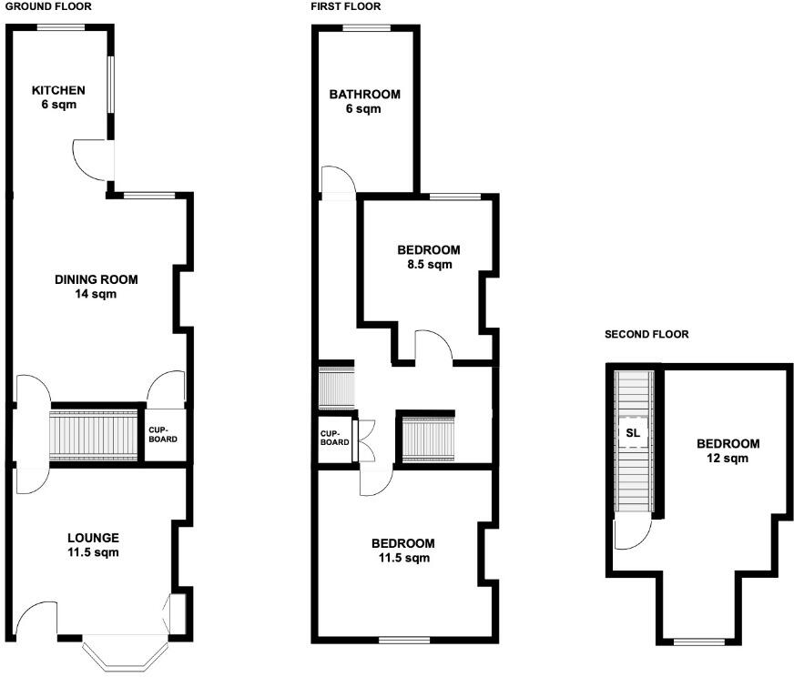 Woodward Street, The Meadows, Nottingham, NG2 floorplan
