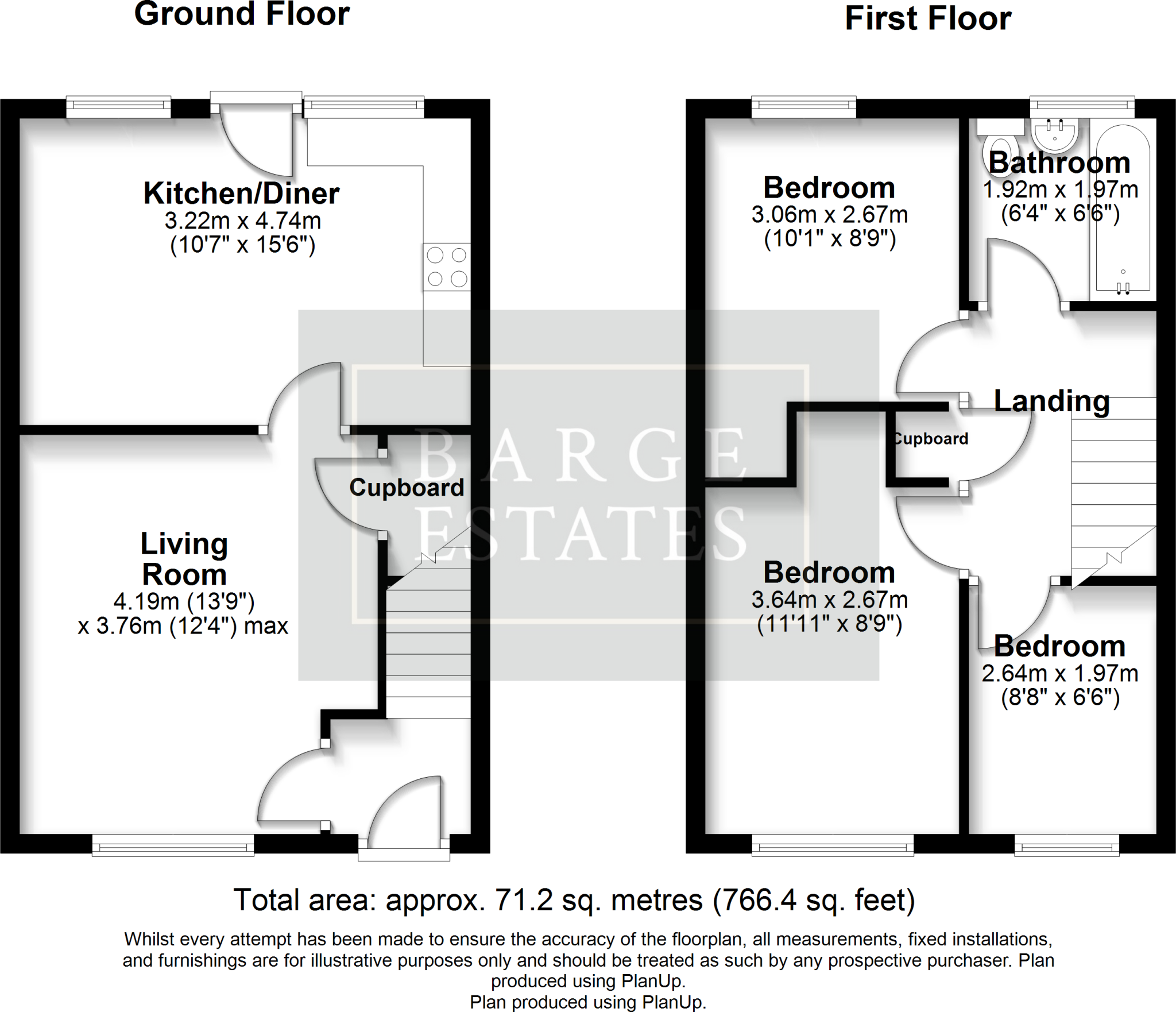 Linden Road, Creswell, Derbyshire floorplan